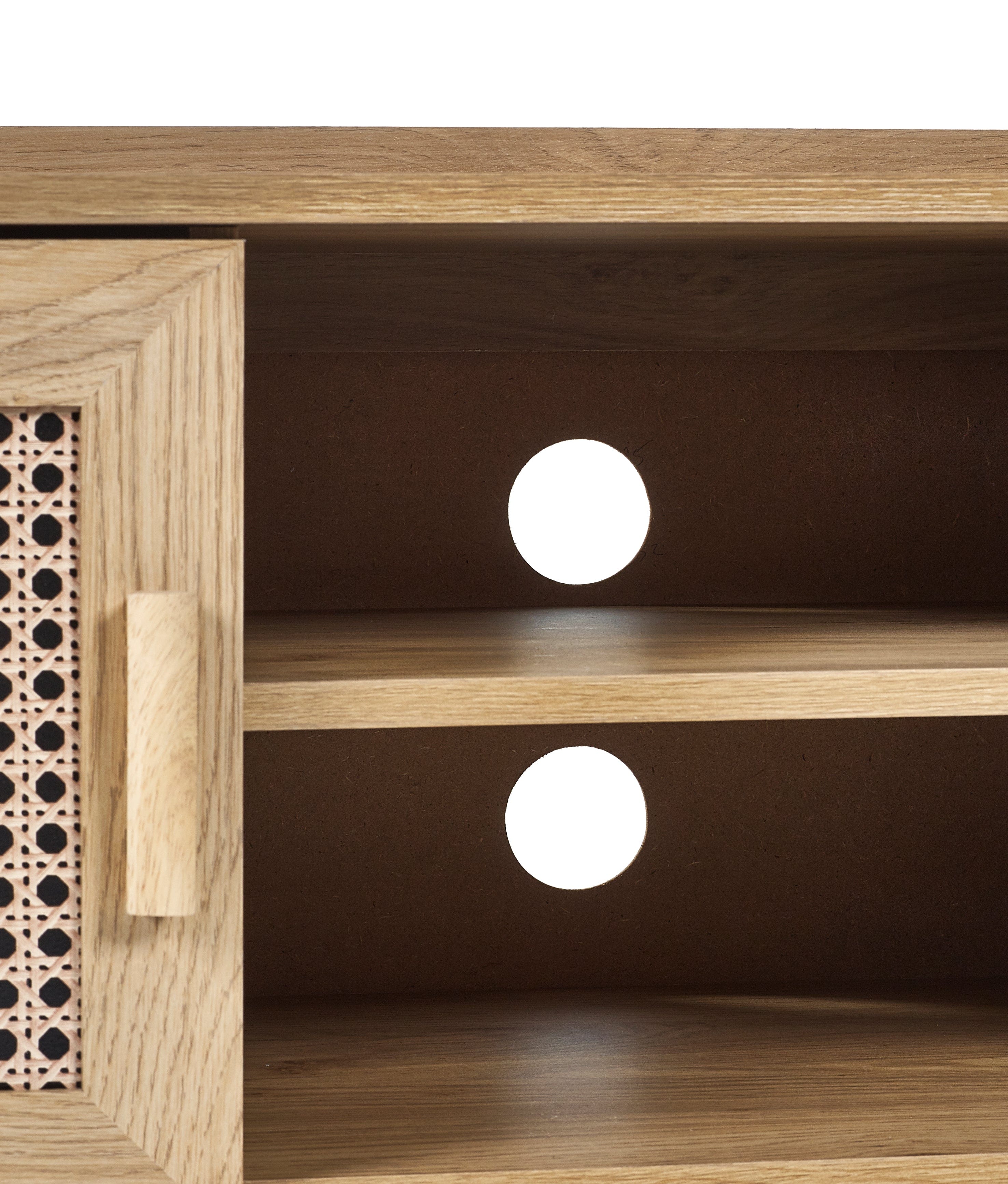 Sydney Media Unit - Rattan Effect – Julian Bowen, view 6