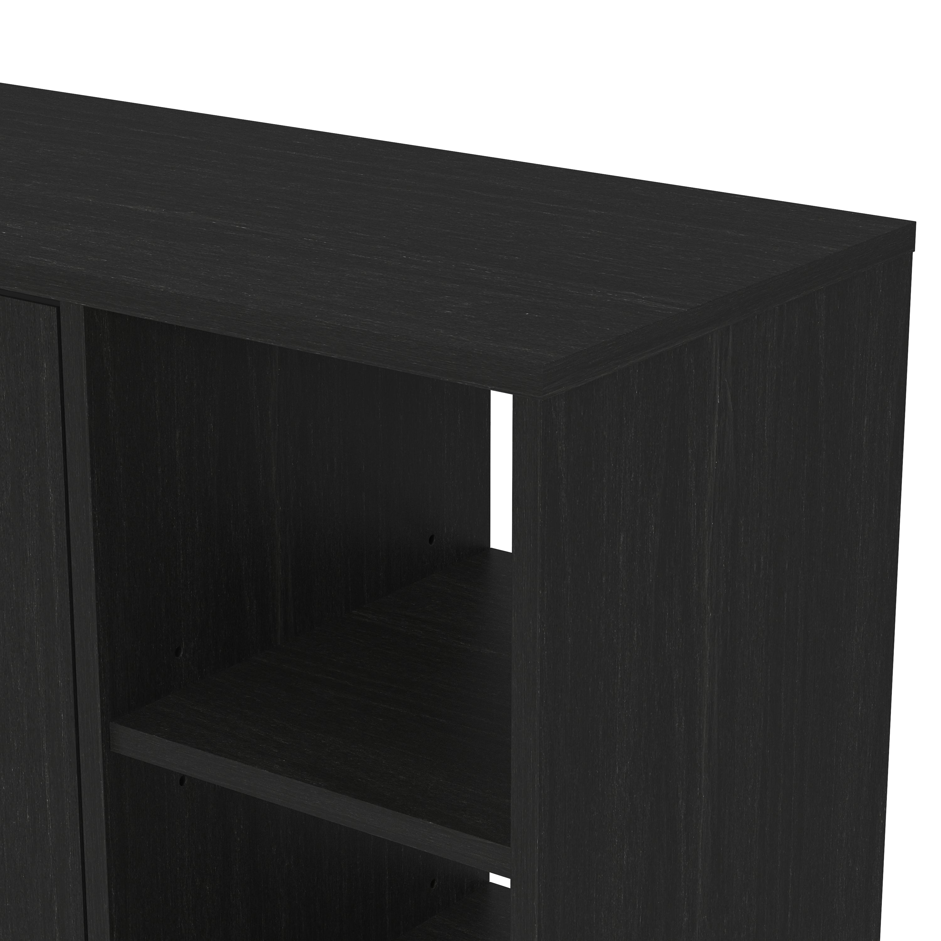 Bideford Shoe Cabinet Rustic Black Oak – GFW, view 9