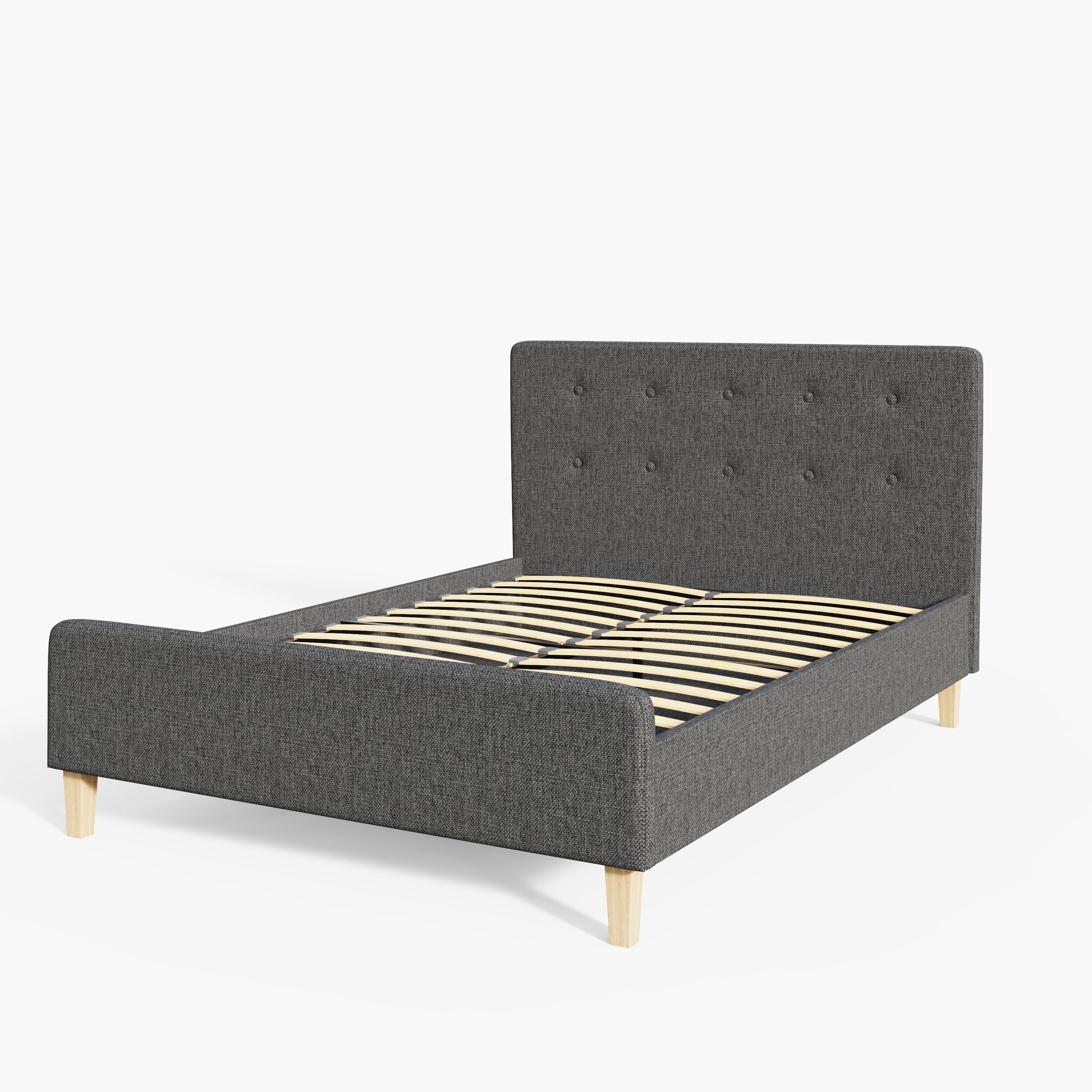 Ashbourne Fabric Upholstered Bed Grey – GFW, view 10