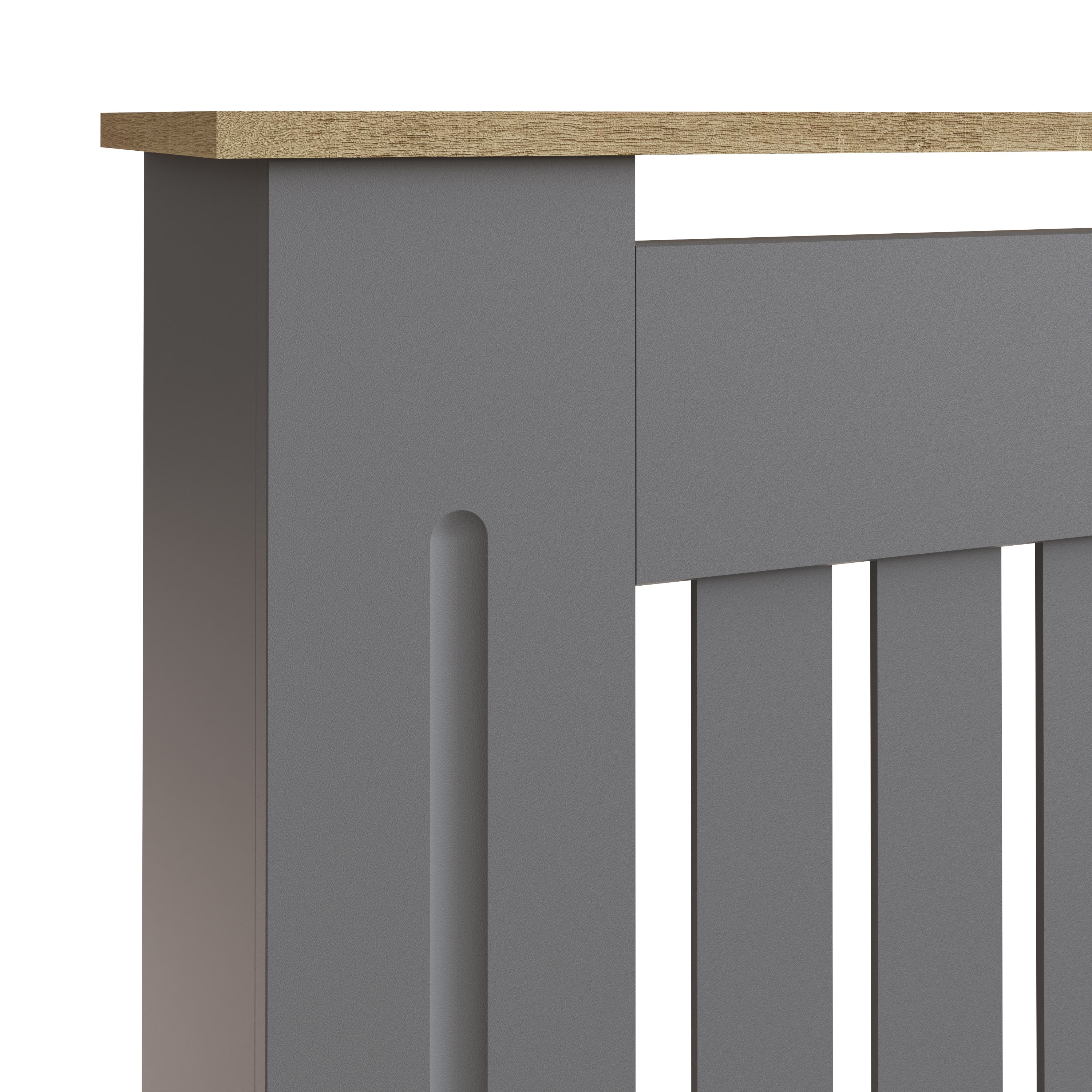 Longslow Radiator Cover Medium Grey – GFW, view 3