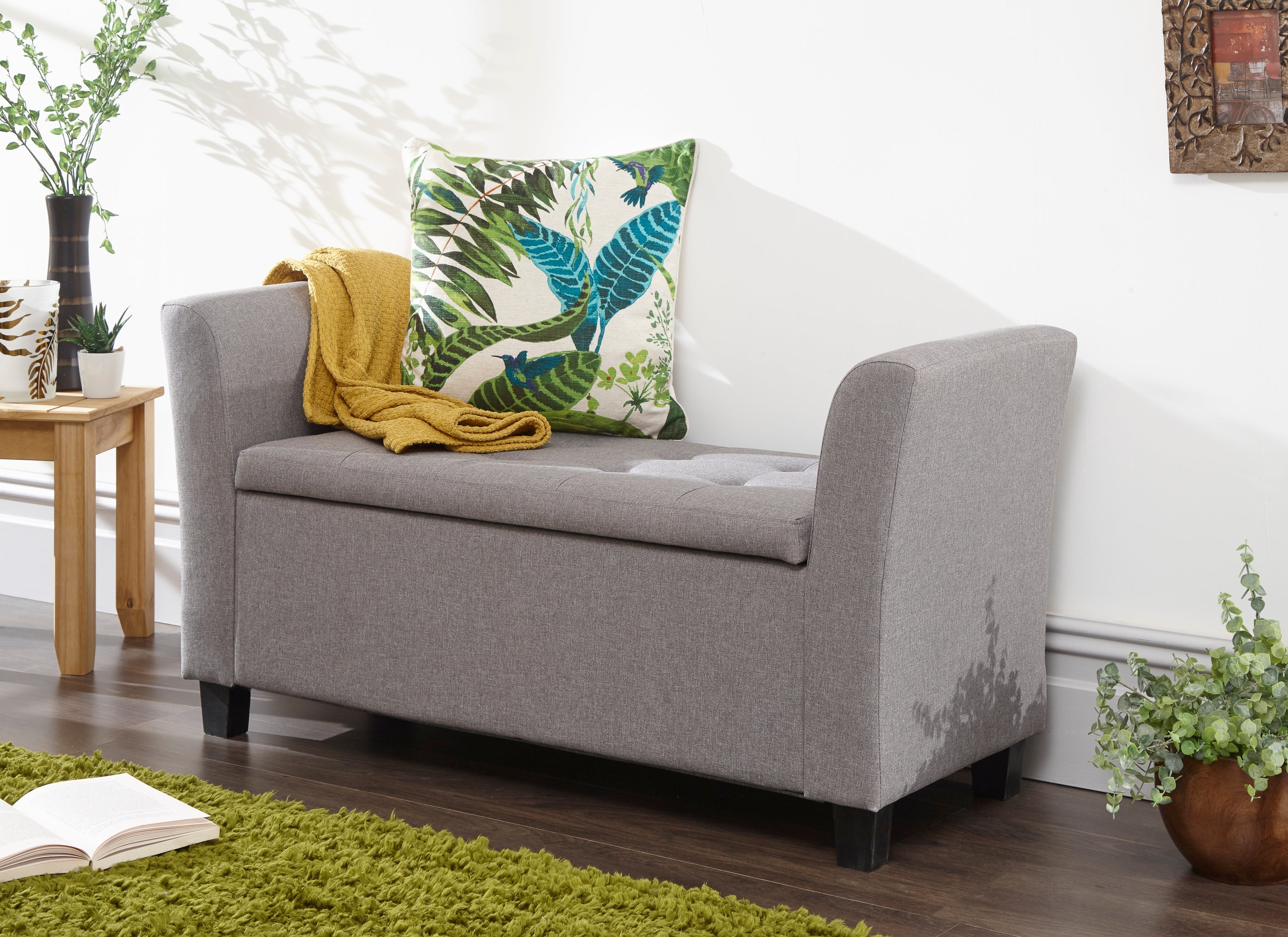 Verona Window Seat Grey Fabric – GFW