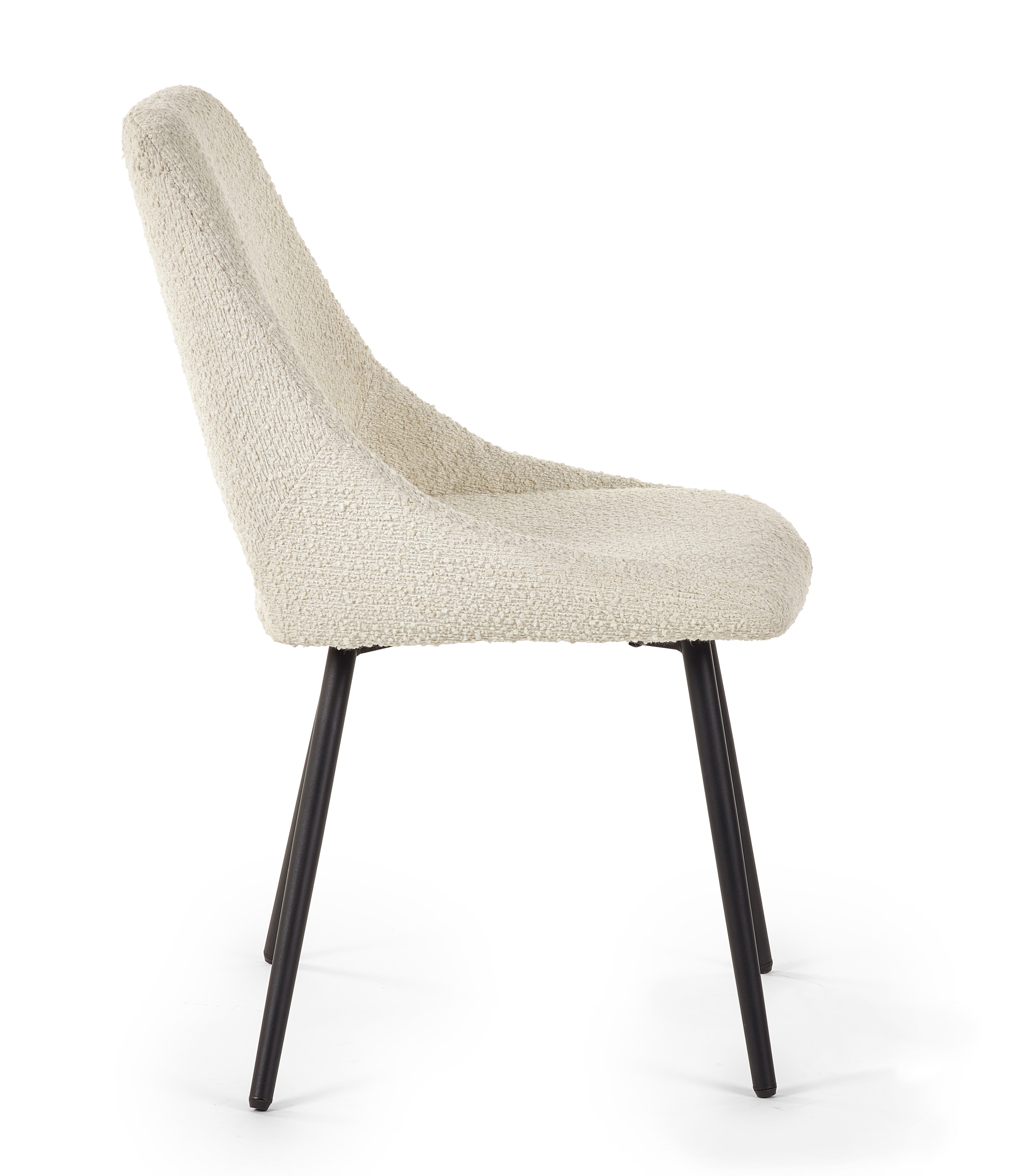 Iris Boucle Dining Chairs - Ivory (Set of 2) – Julian Bowen, view 5