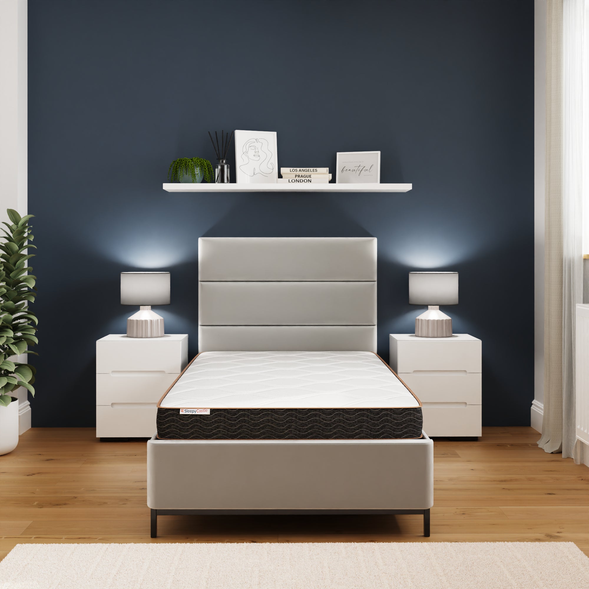 Sleepycastle Bonnell Mattress 90cm – White