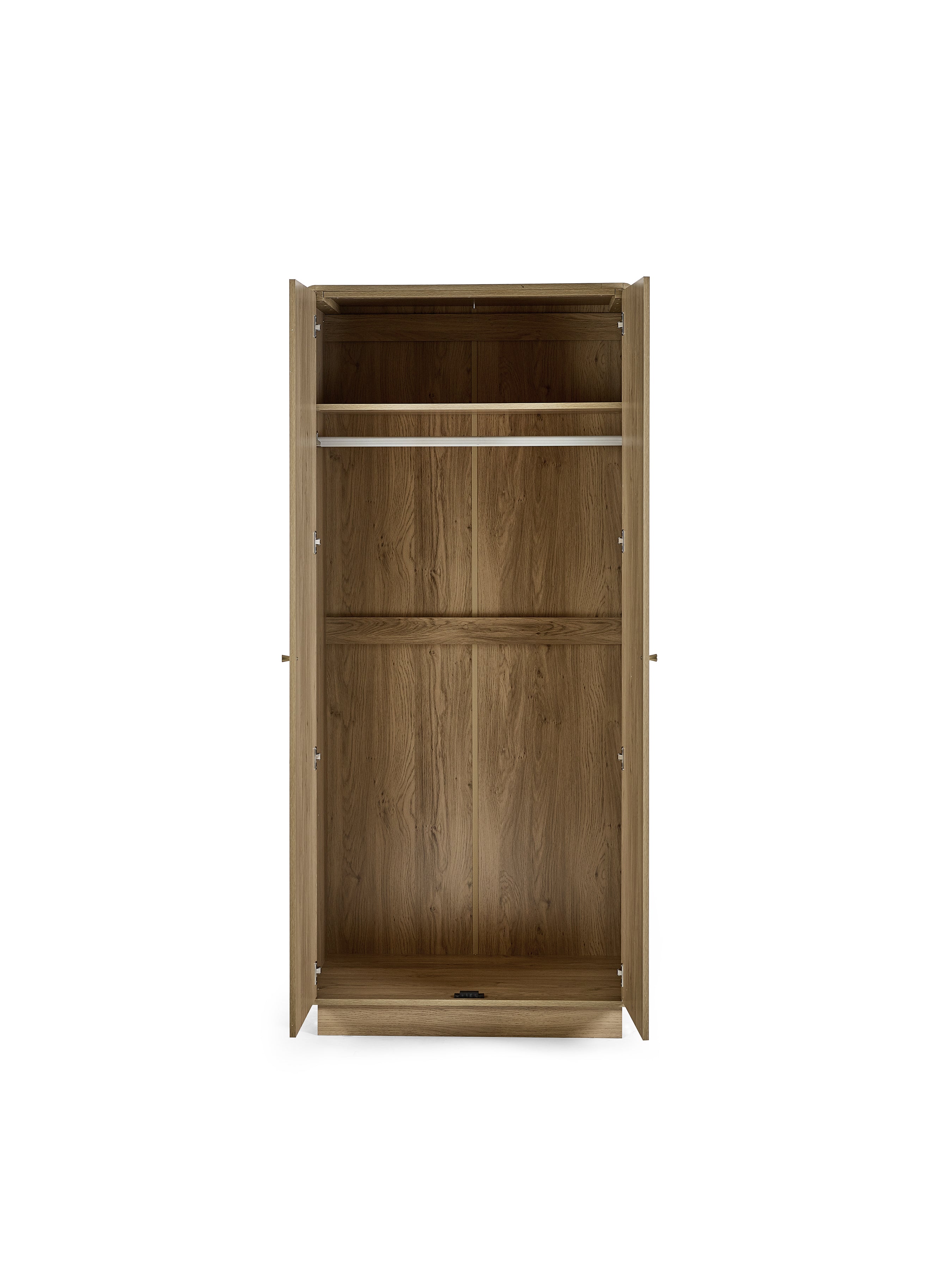 Ingrid 2 Door Wardrobe Oak – Julian Bowen, view 5