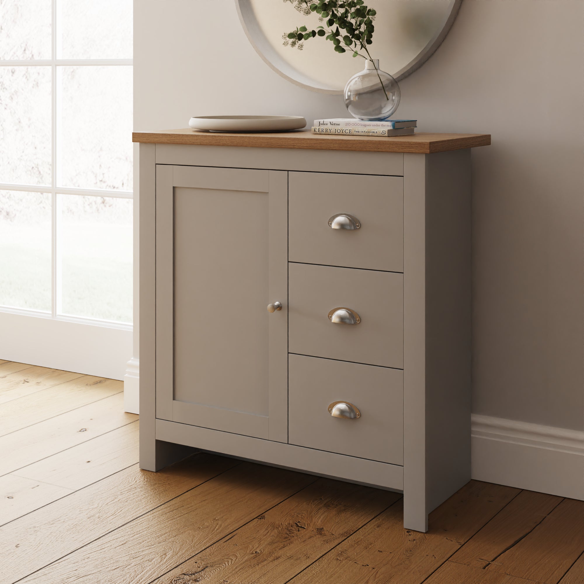 Lancaster Multi Unit – Grey & Oak