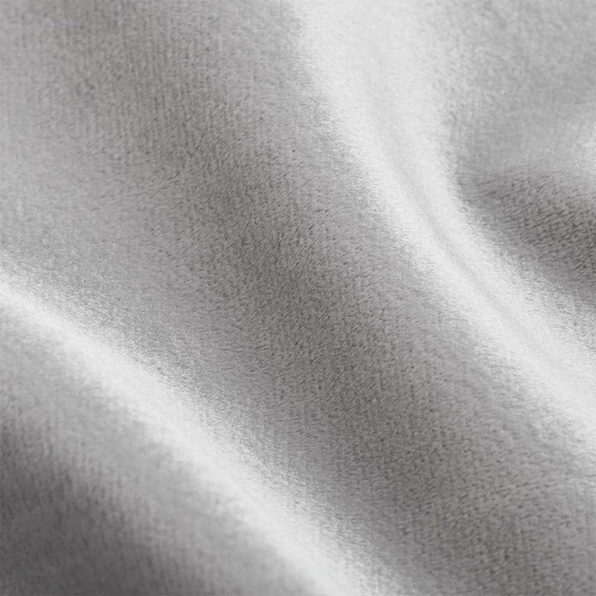 Plush Velvet Silver fabric swatch