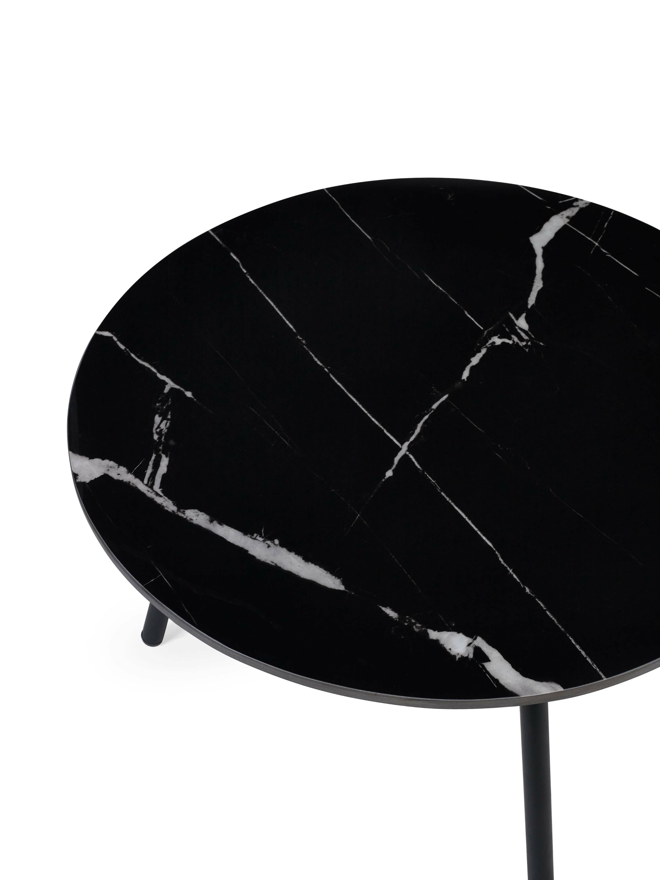 Casper Set of Side Tables Grey and Black – Julian Bowen, view 8