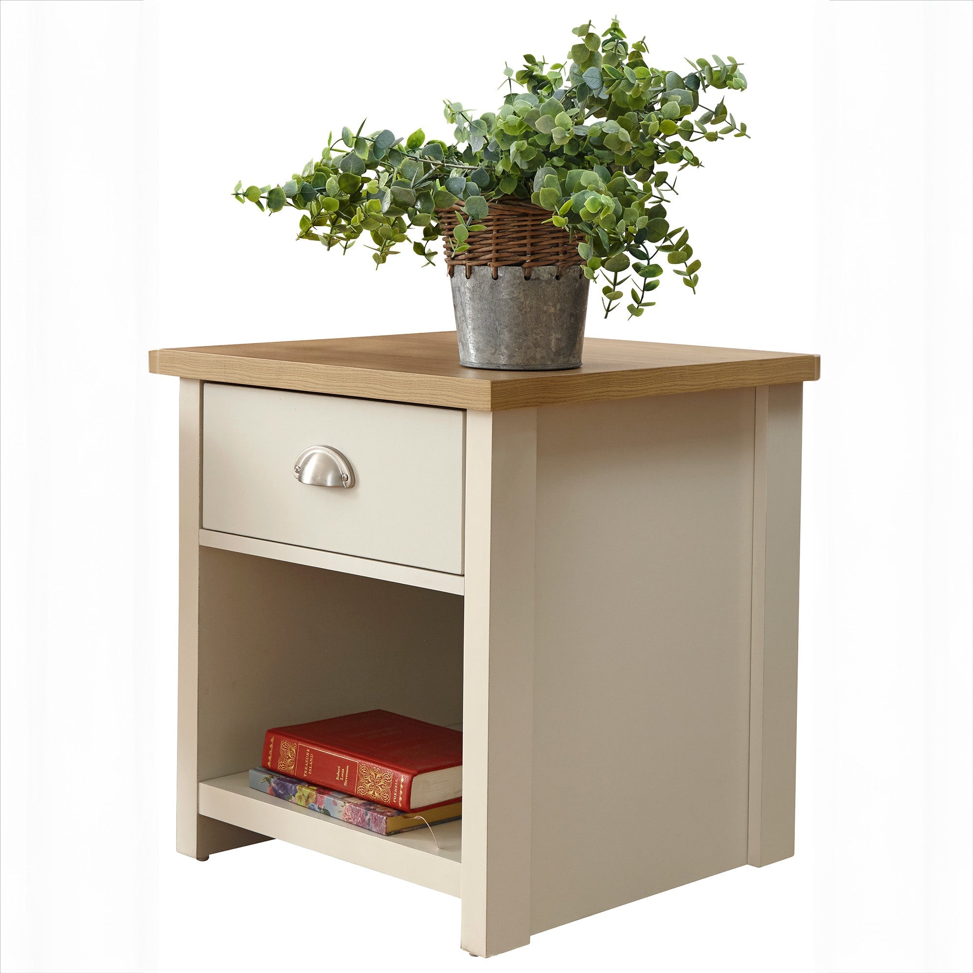 Lancaster Lamp Table Cream – GFW