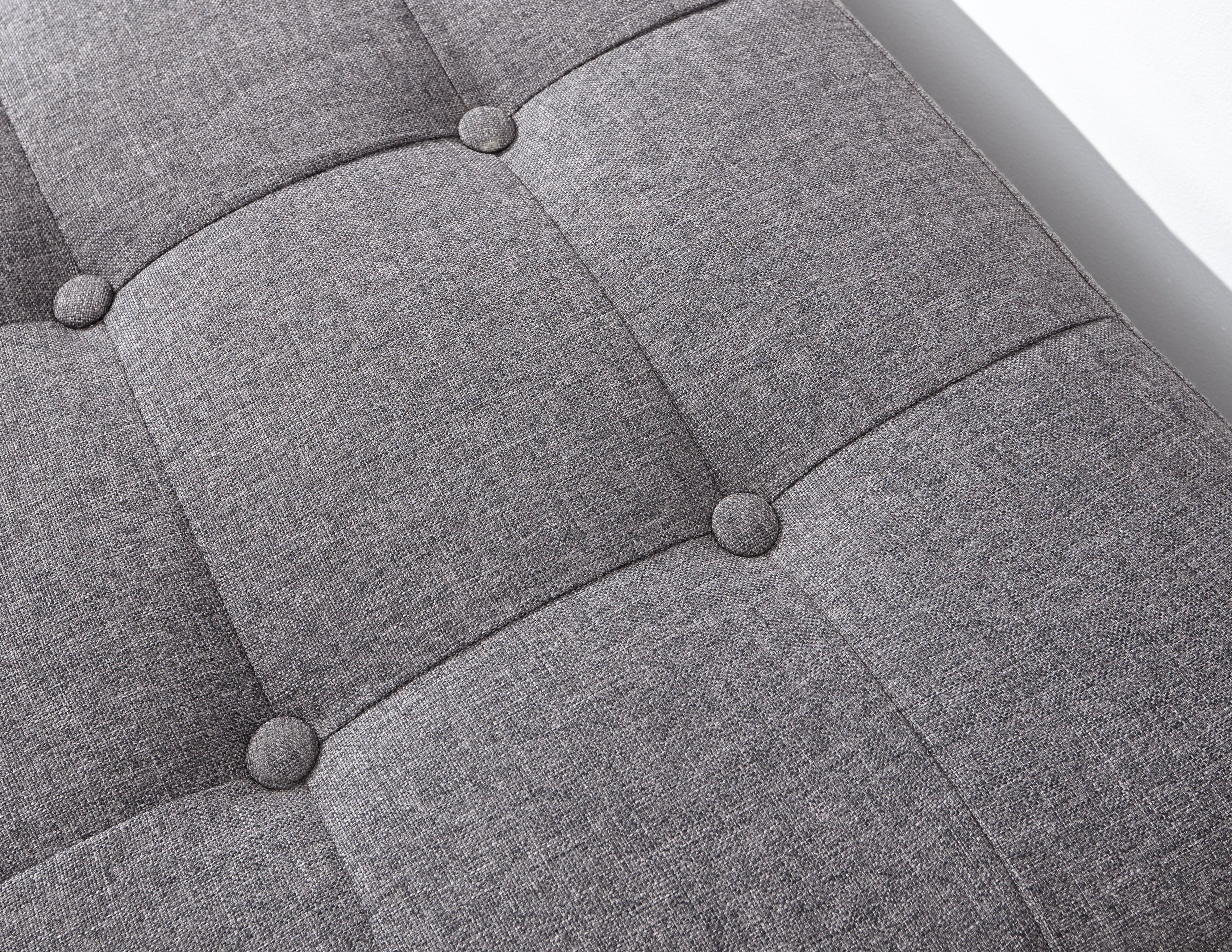 Verona Window Seat Charcoal Fabric – GFW, view 10