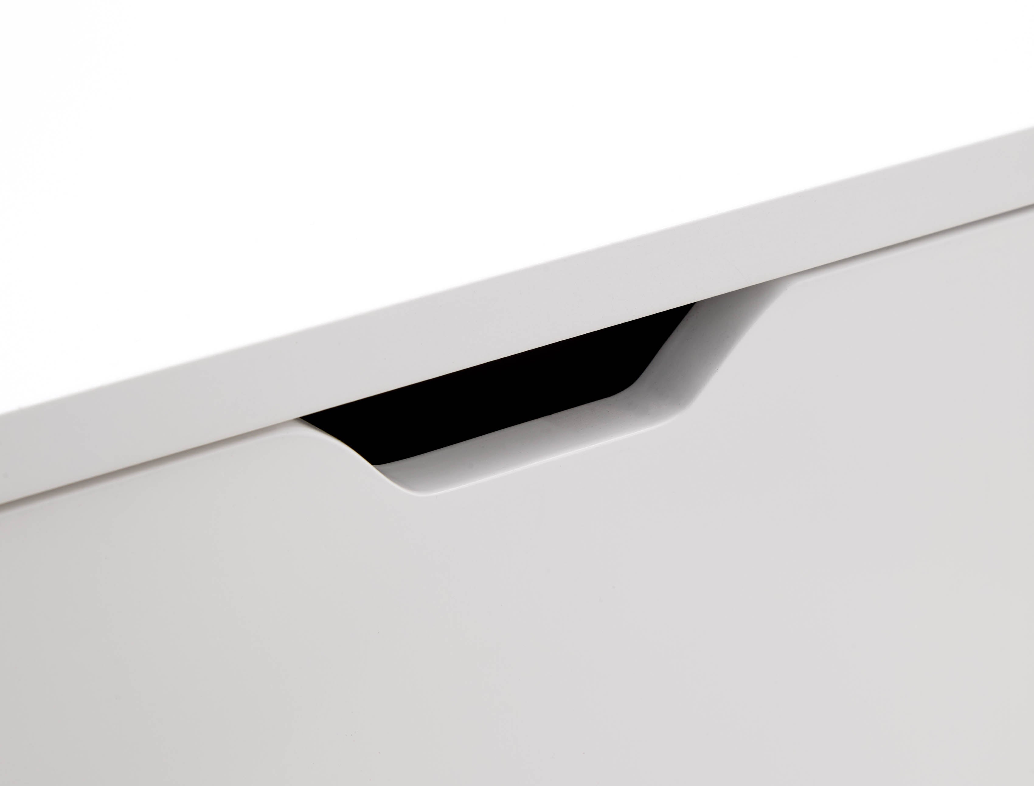 Nyborg 2+2 Drawer Chest – White