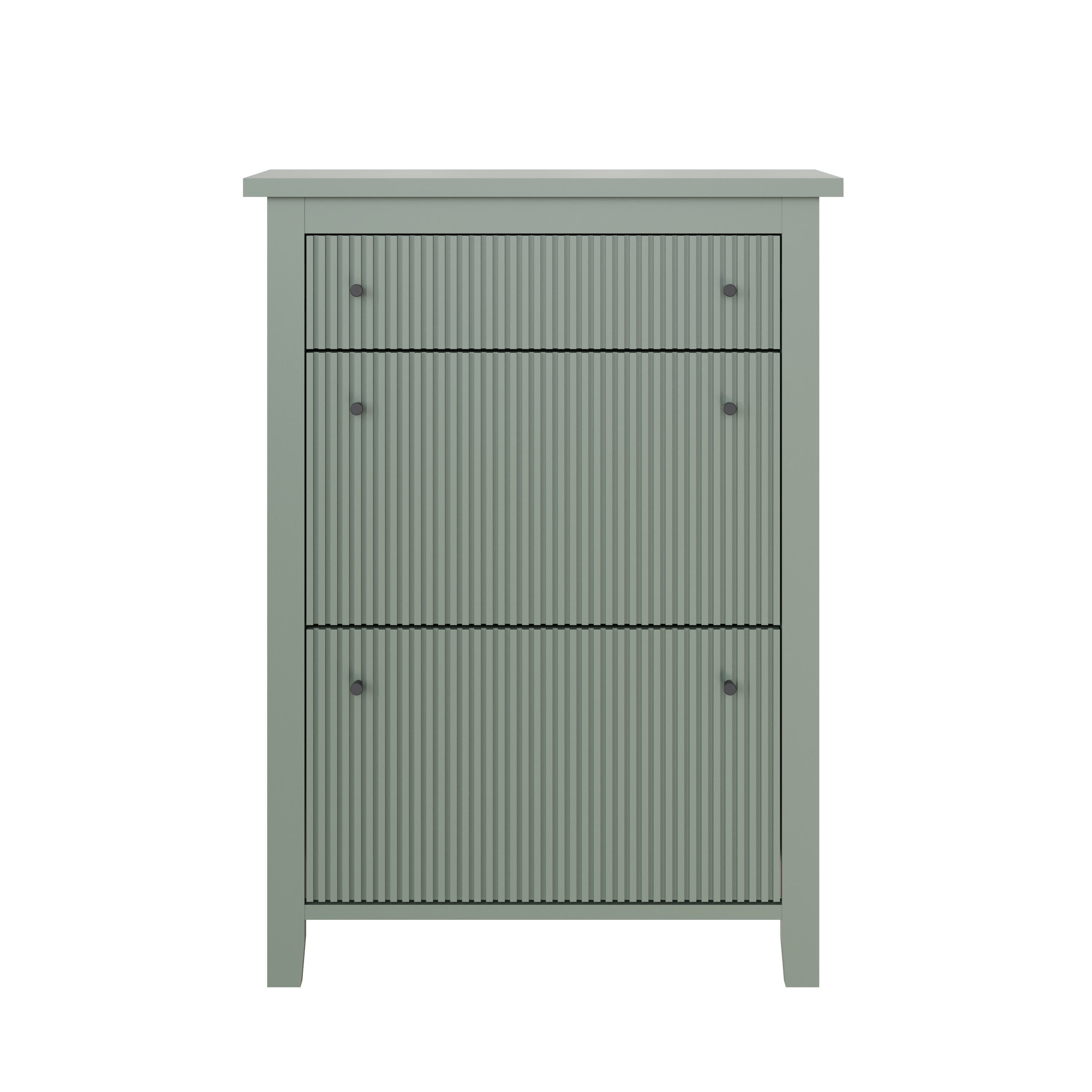 Garrucha Deluxe Shoe Cabinet – Dowager Green