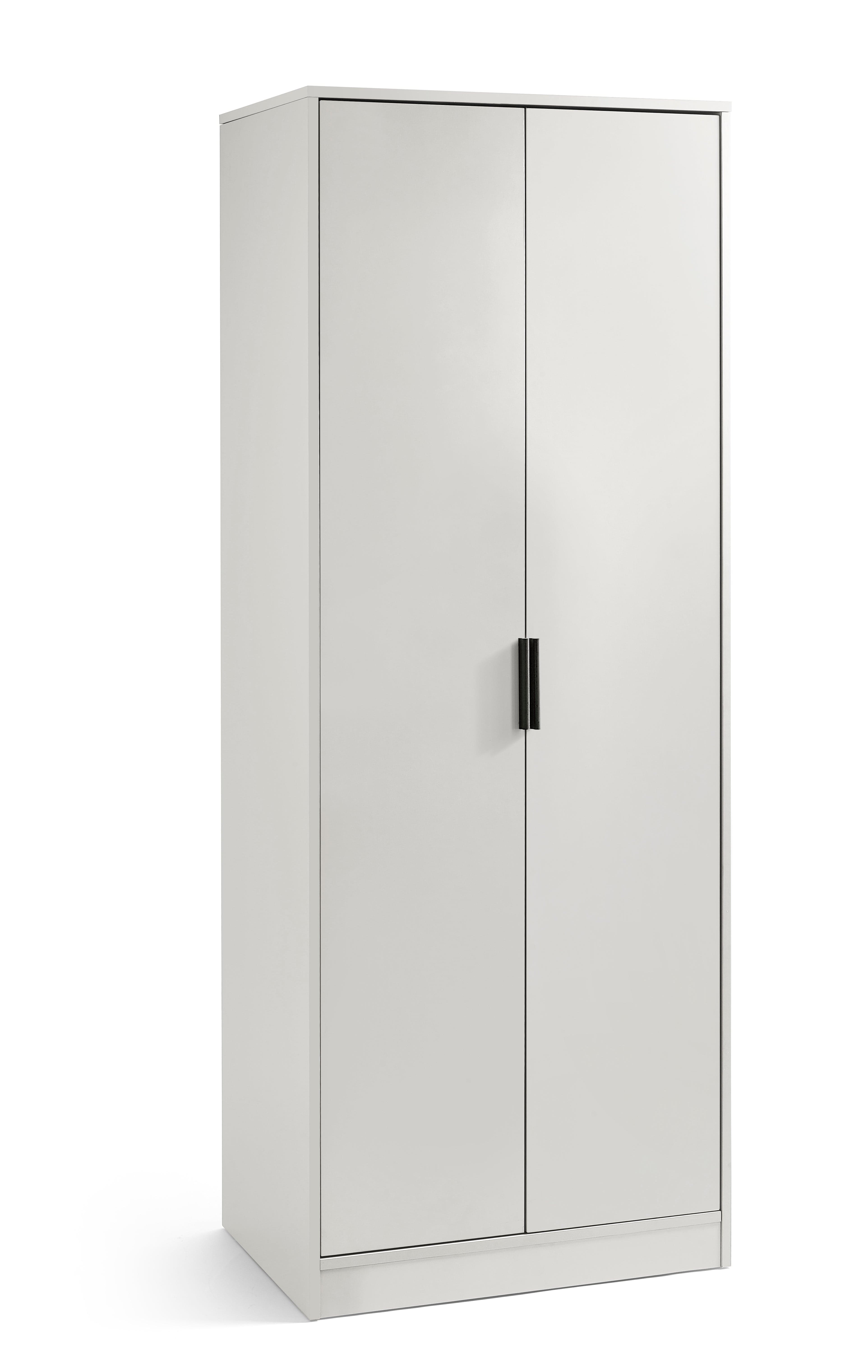 Alba 2 Door Wardrobe - Silk Grey – Julian Bowen