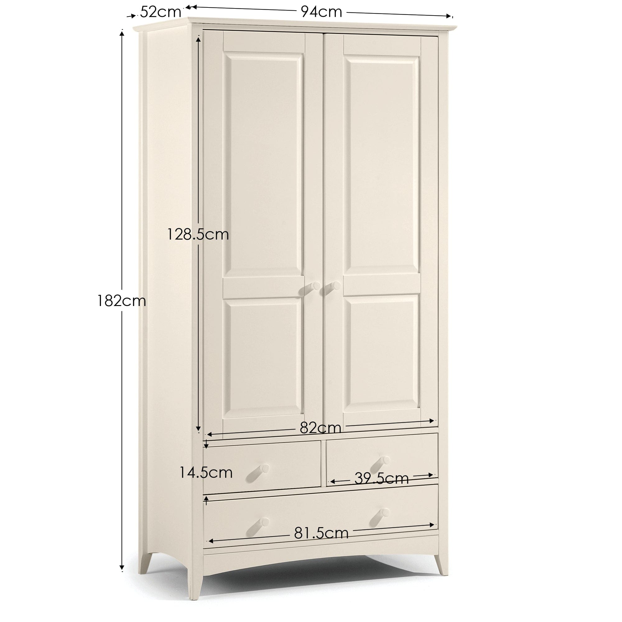 Cameo Combination Wardrobe – Julian Bowen, view 3