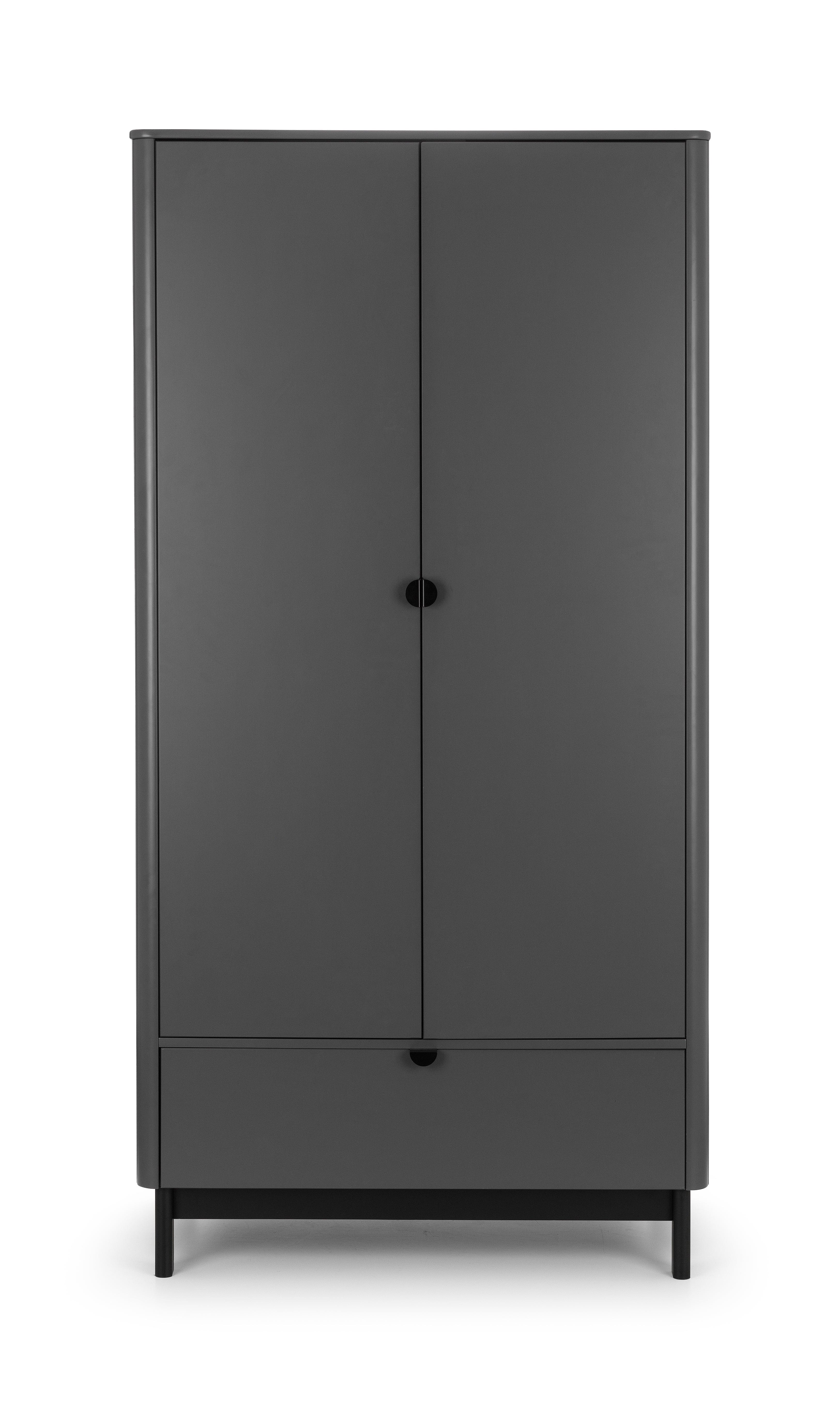 Chloe 2 Door 1 Drawer Wardrobe – Julian Bowen, view 3