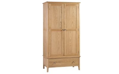 Cotswold 2 Door 1 Drawer Wardrobe – Julian Bowen
