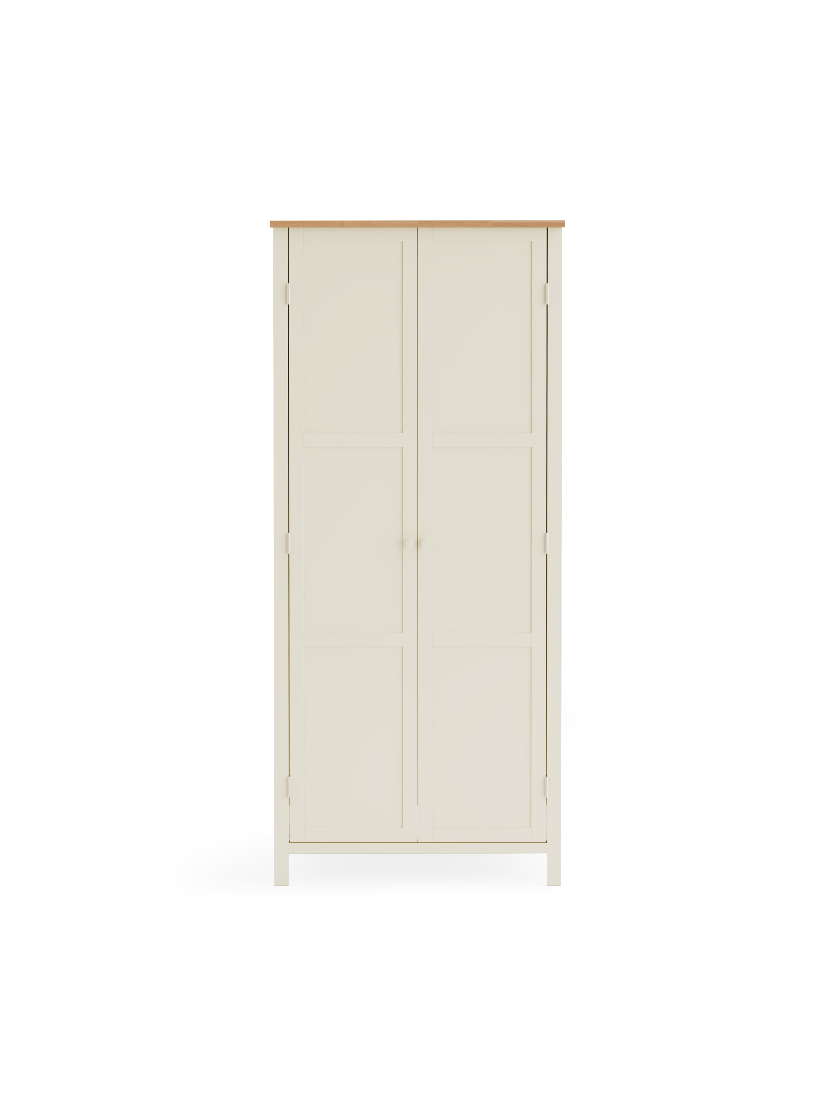 Coxmoor Wardrobe - Ivory and Oak – Julian Bowen, view 3