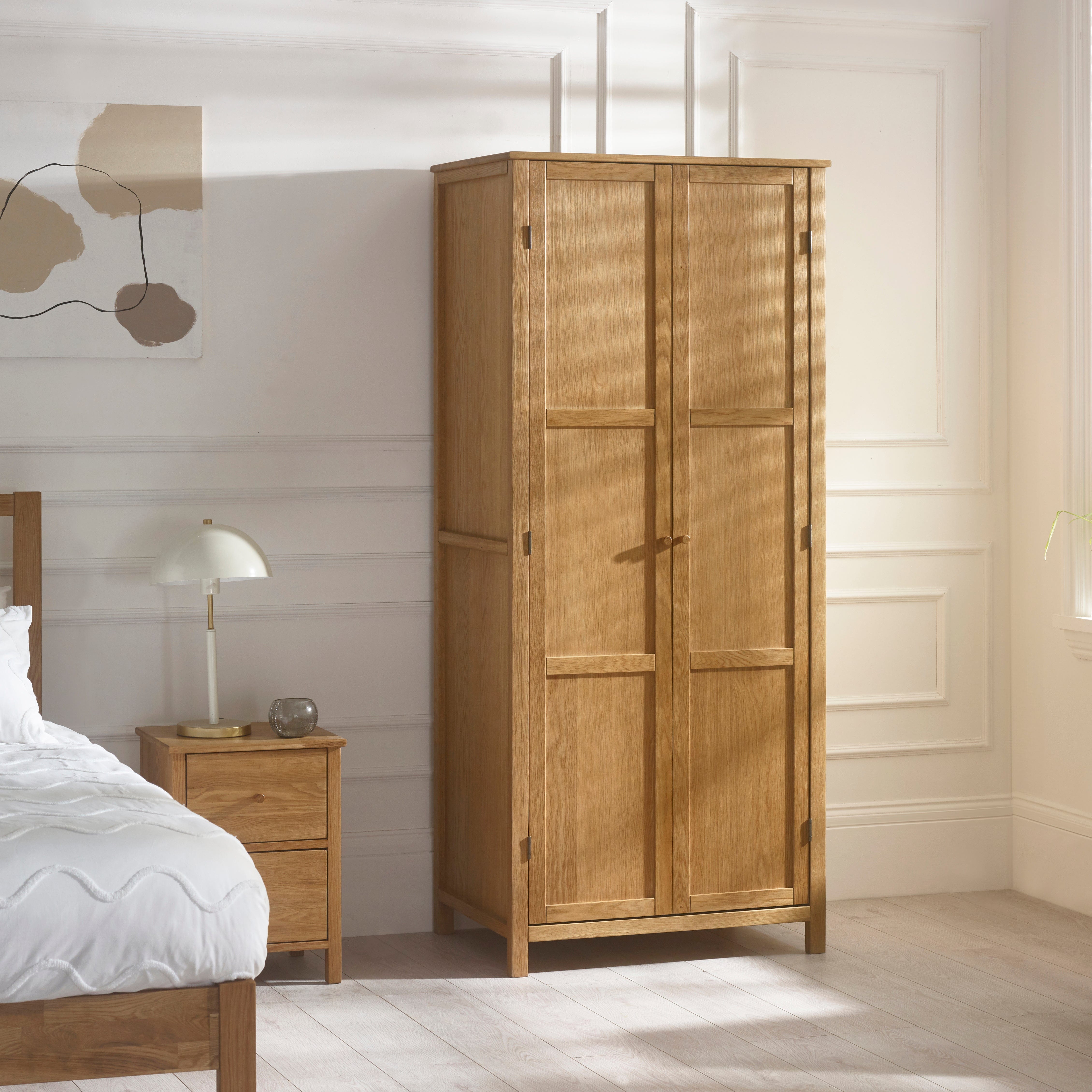 Coxmoor Wardrobe - Oak – Julian Bowen, view 4