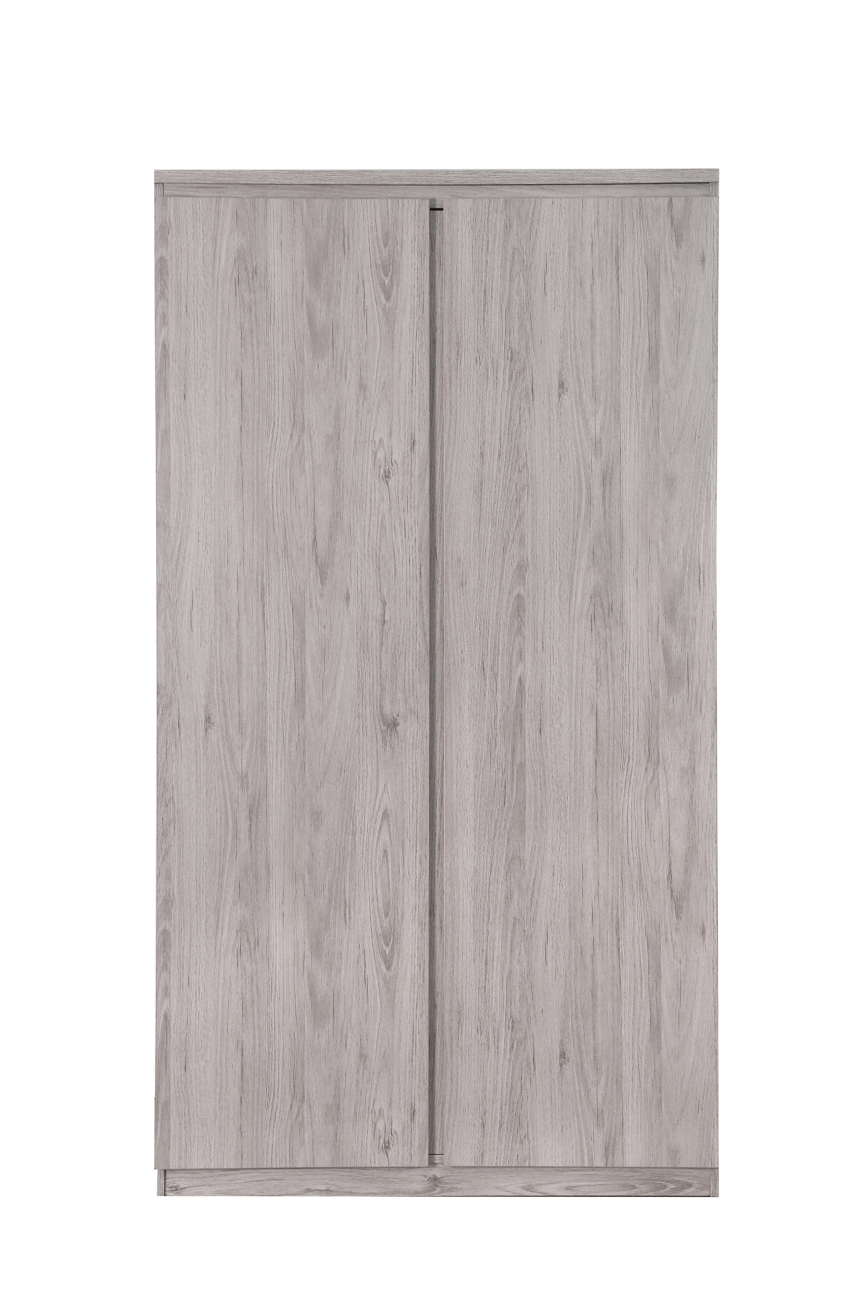 Jupiter 2 Door Wardrobe Grey Oak – Julian Bowen, view 4