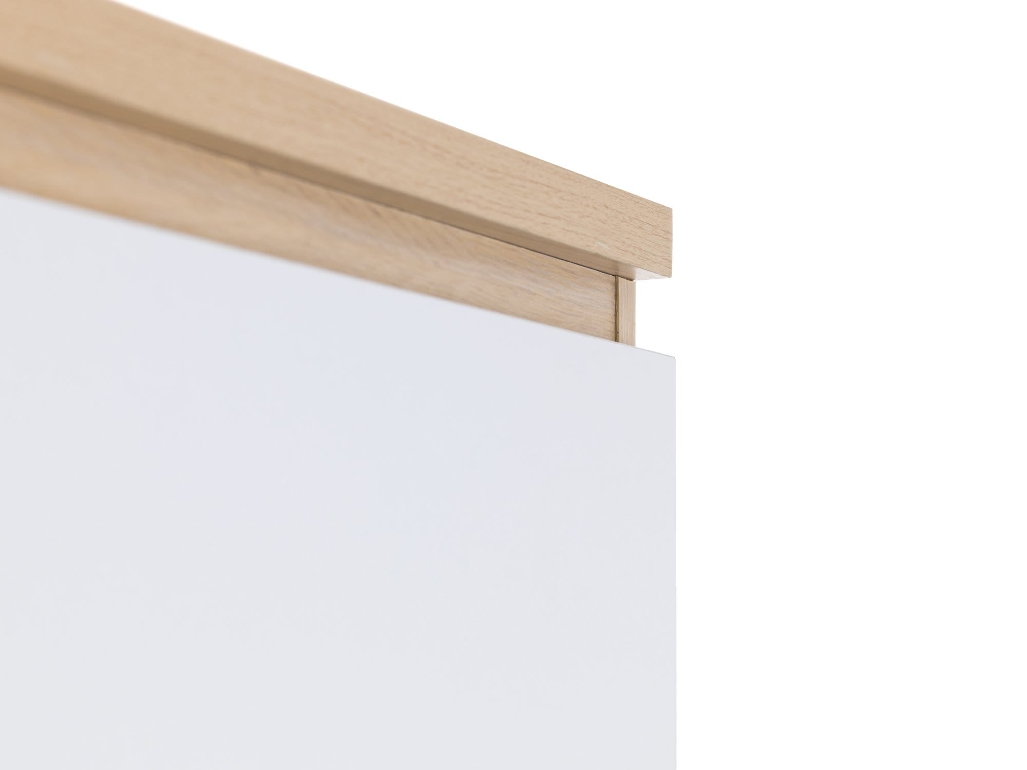 Julian Bowen Wardrobe Jupiter 2 Door Wardrobe White & Oak Bed Kings