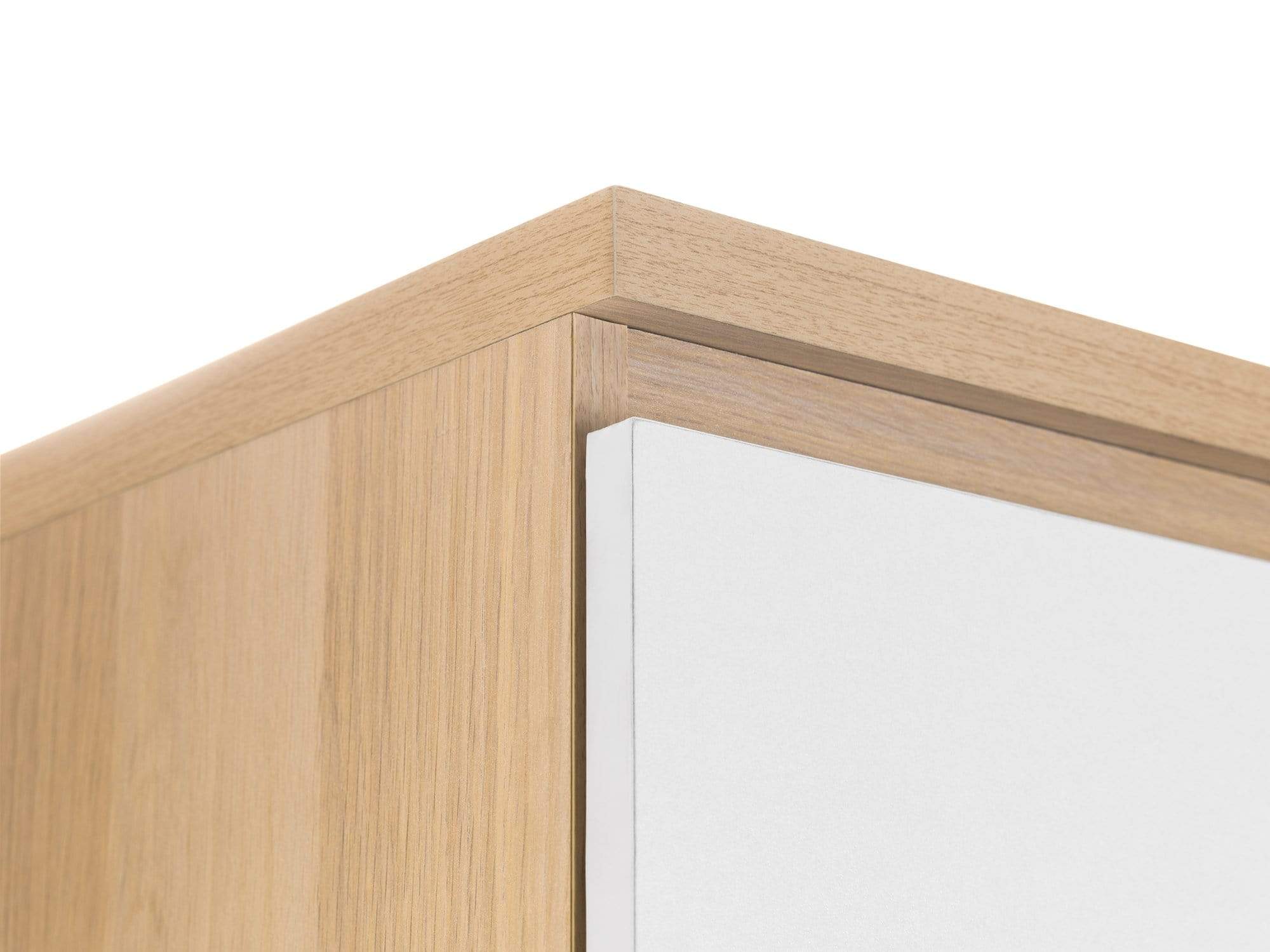 Julian Bowen Wardrobe Jupiter 2 Door Wardrobe White & Oak Bed Kings