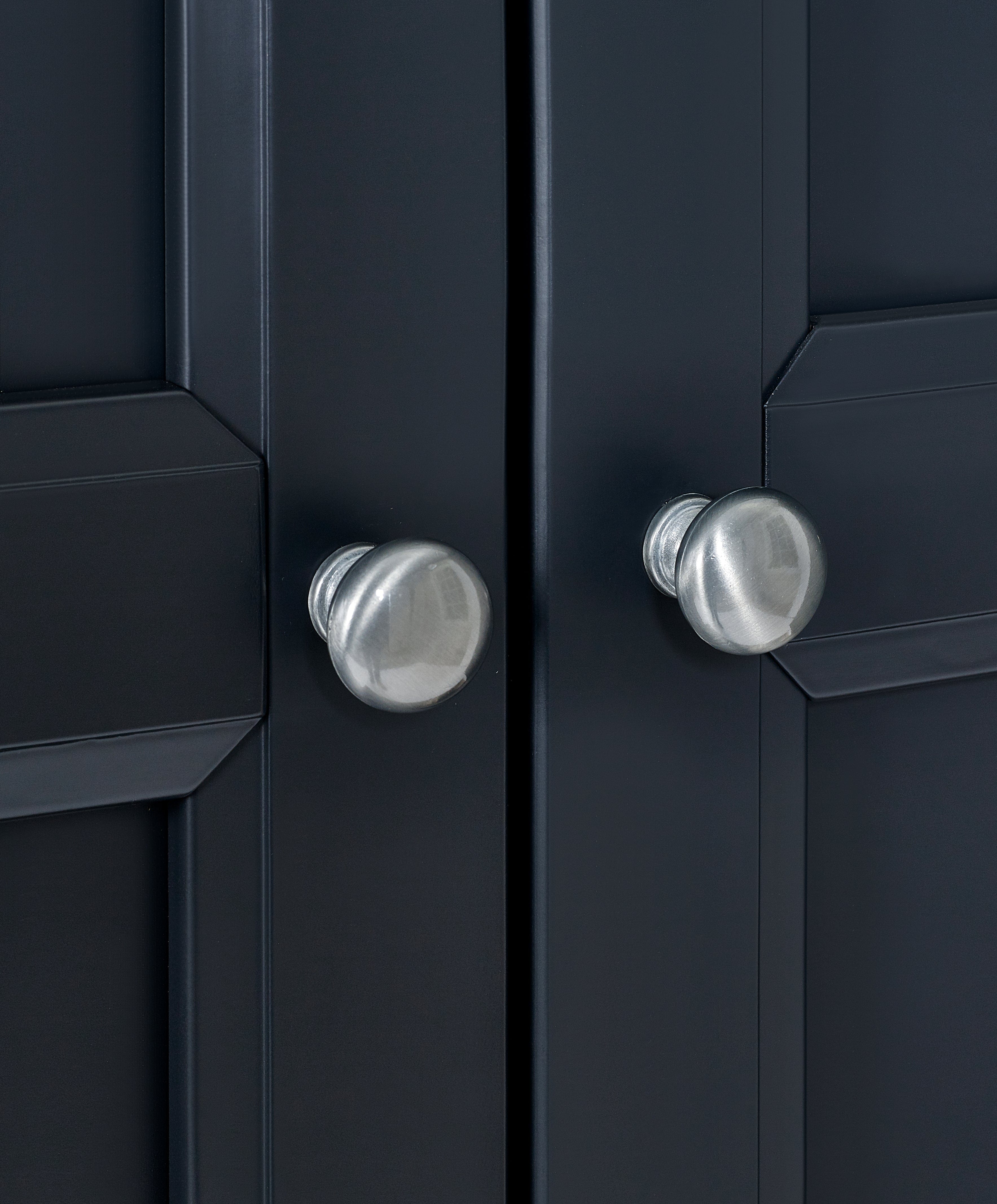 Maine 3 Door Combination Wardrobe - Anthracite – Julian Bowen, view 4