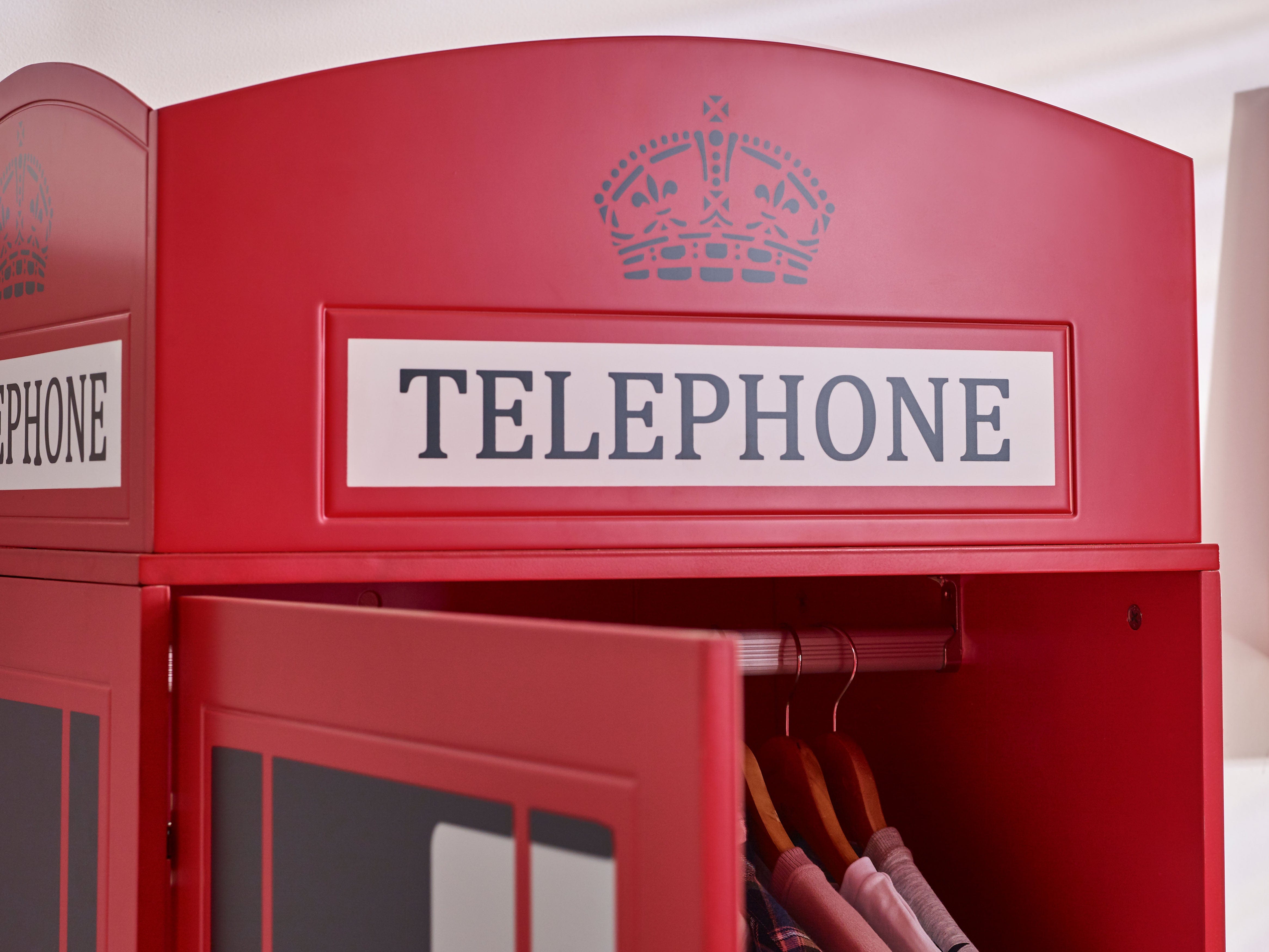 Telephone Box Wardrobe – Julian Bowen, view 8
