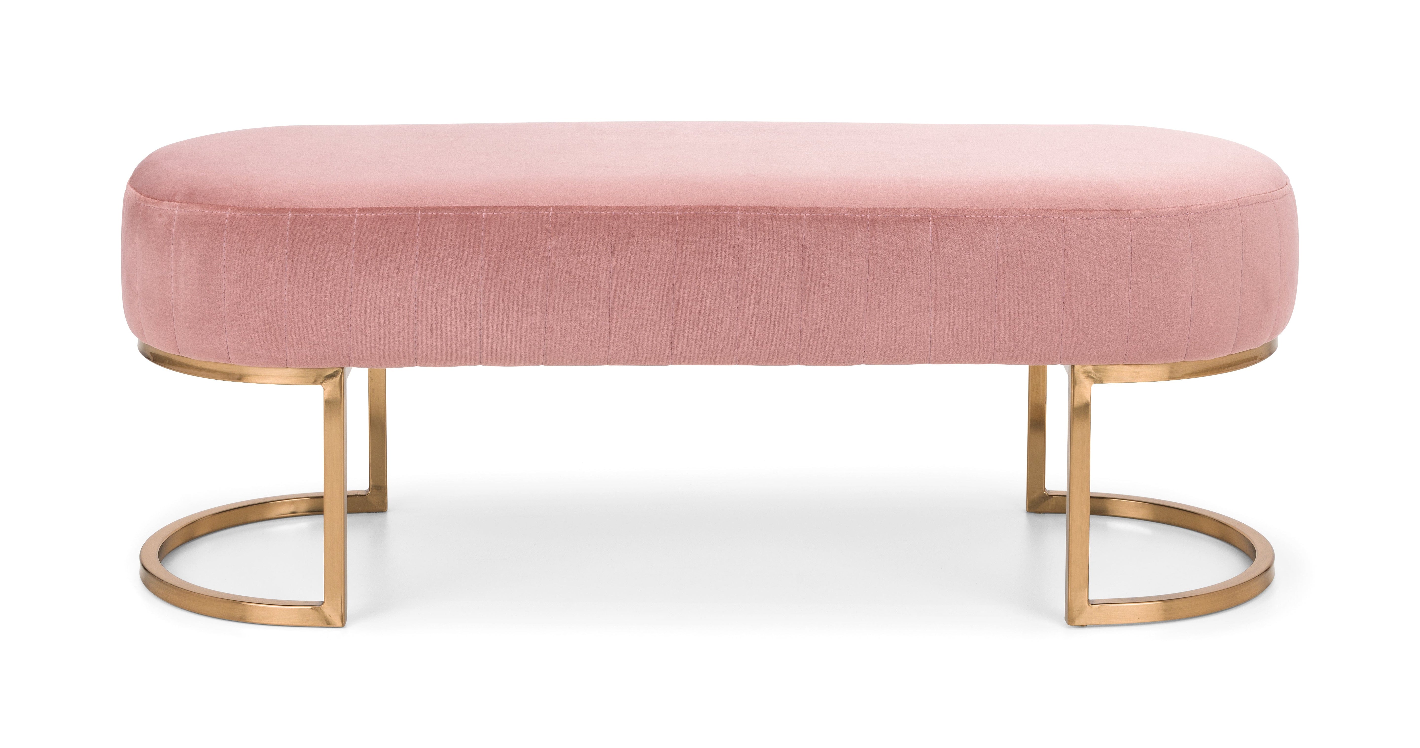 Harrogate Bench - Pink – Julian Bowen, view 2