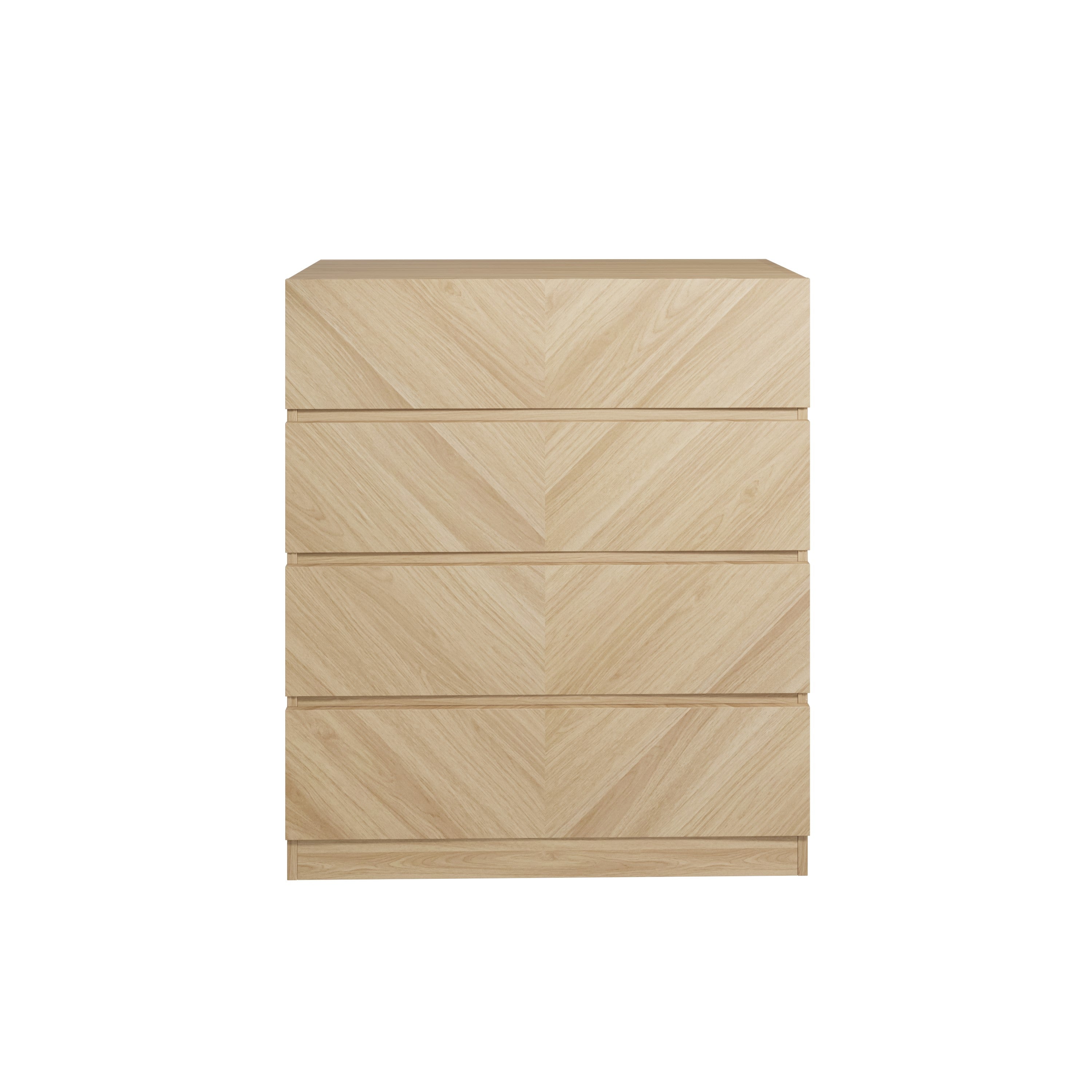 Catania 4 Drawer Chest Euro Oak – GFW