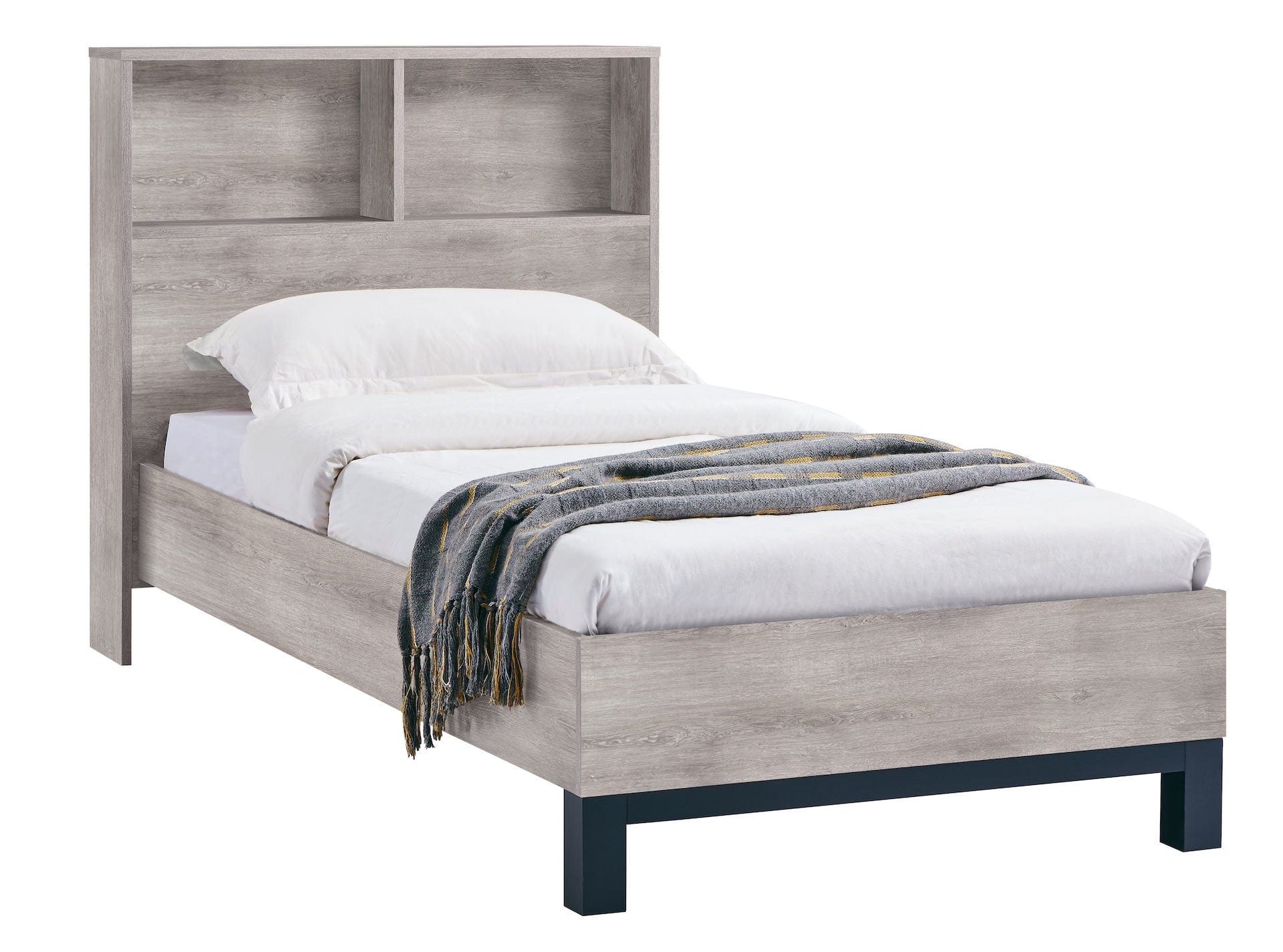 Bali Bookcase Bed- Grey Oak – Julian Bowen, view 3