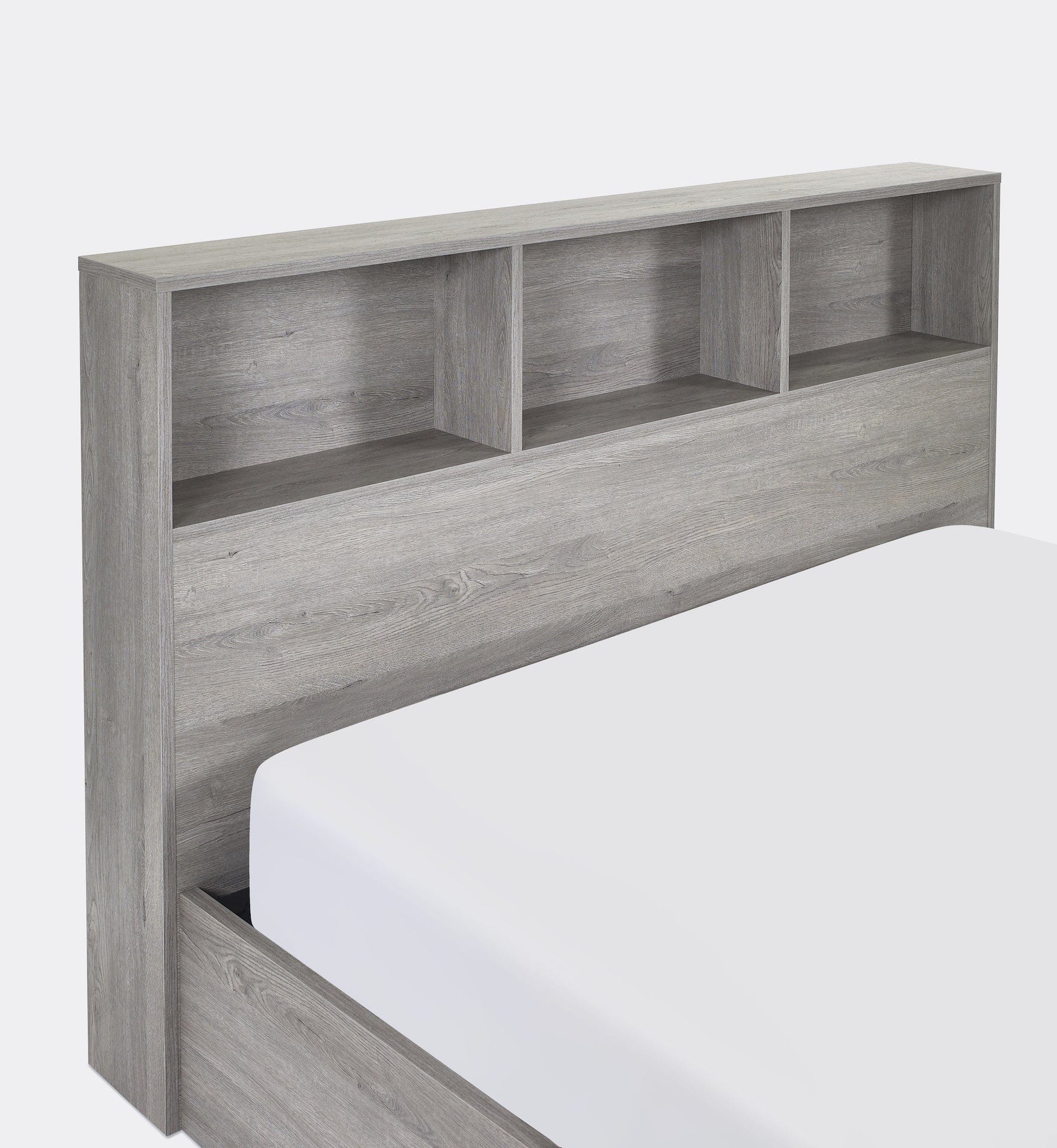 Bali Ottoman Storage Bed - Grey Oak – Julian Bowen, view 8
