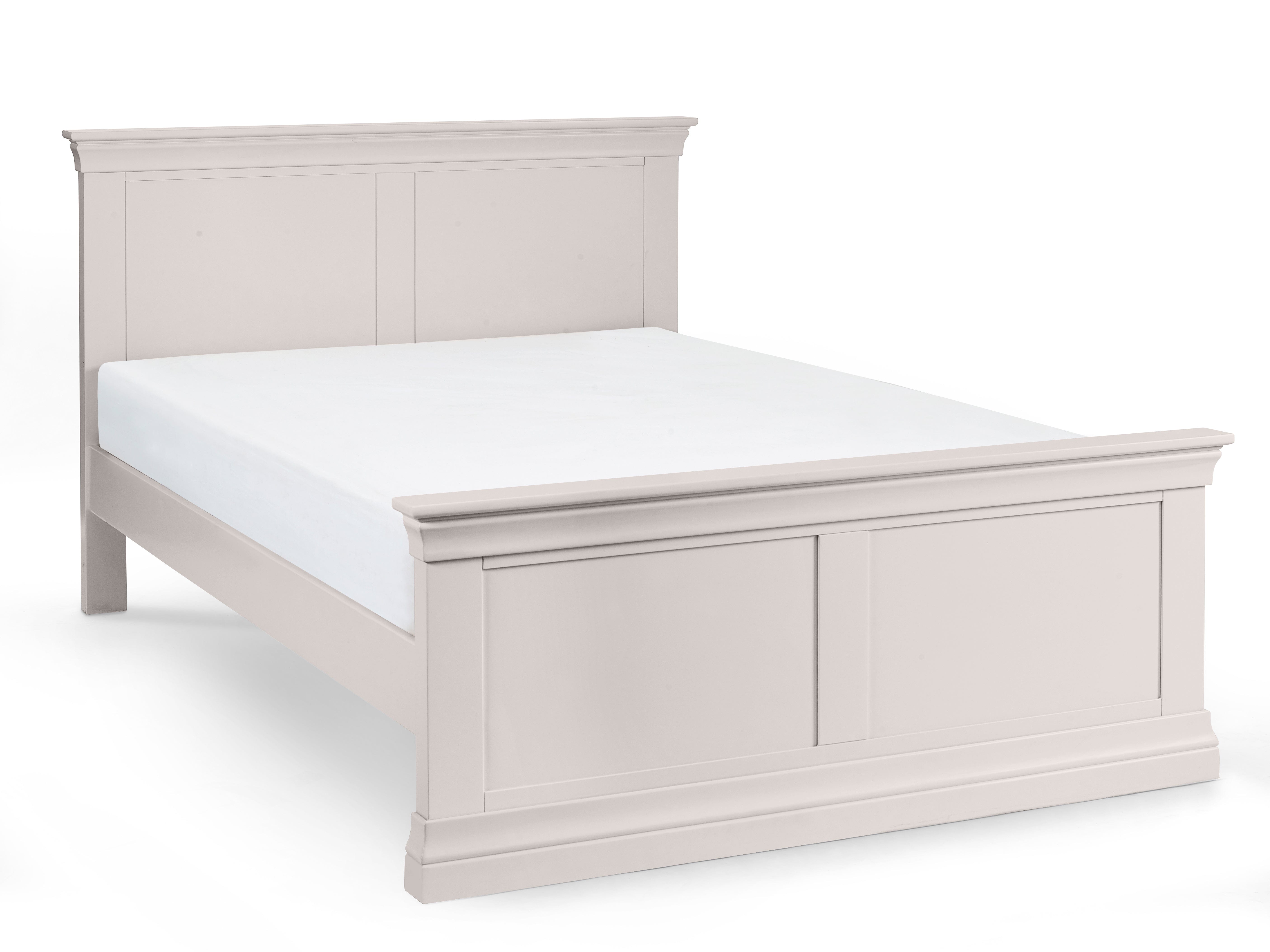 Clermont Bed - Light Grey – Julian Bowen