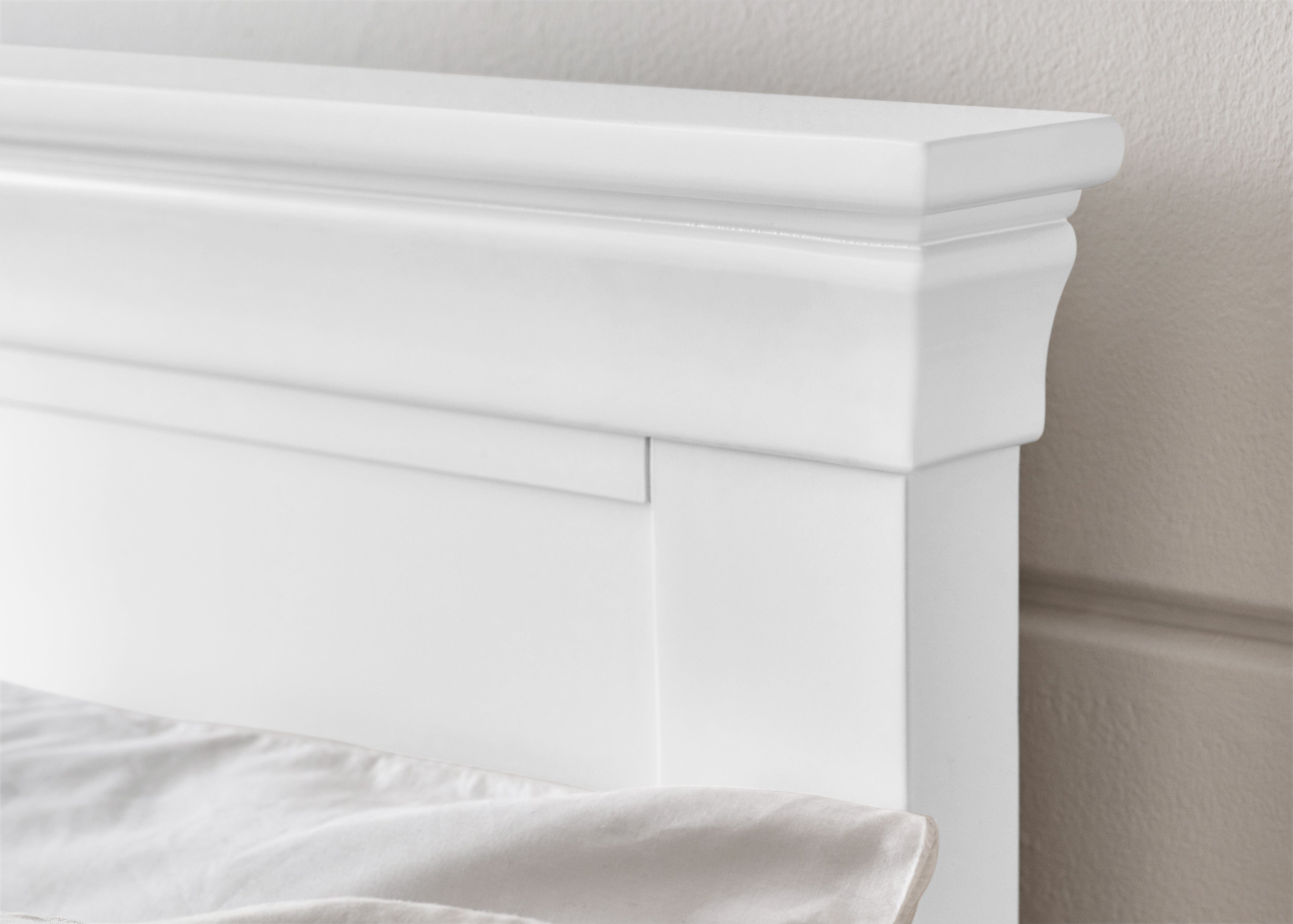 Clermont Bed - Surf White – Julian Bowen, view 5