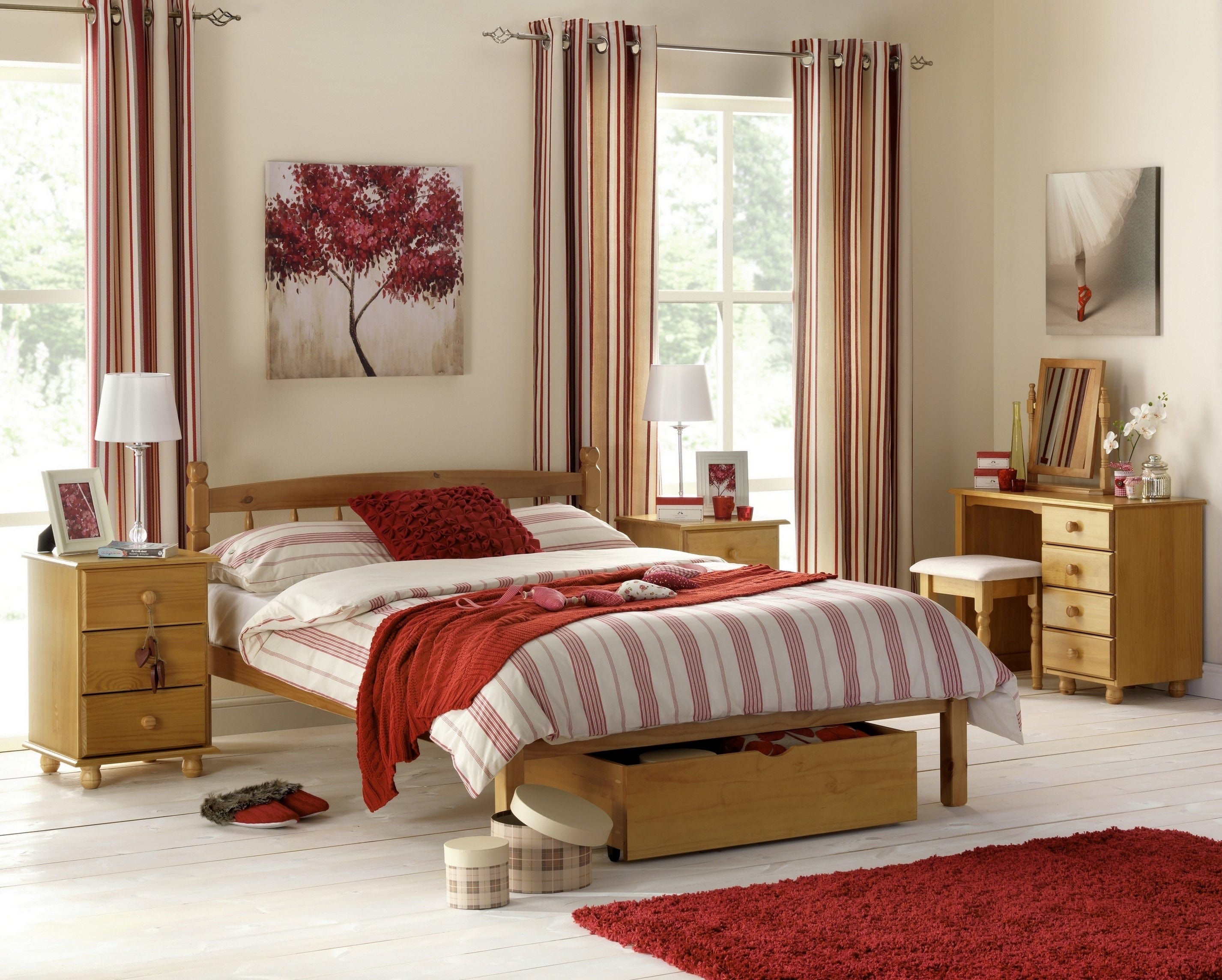 Pickwick Pine Bed - Solid Pine - Pine – Julian Bowen, view 6
