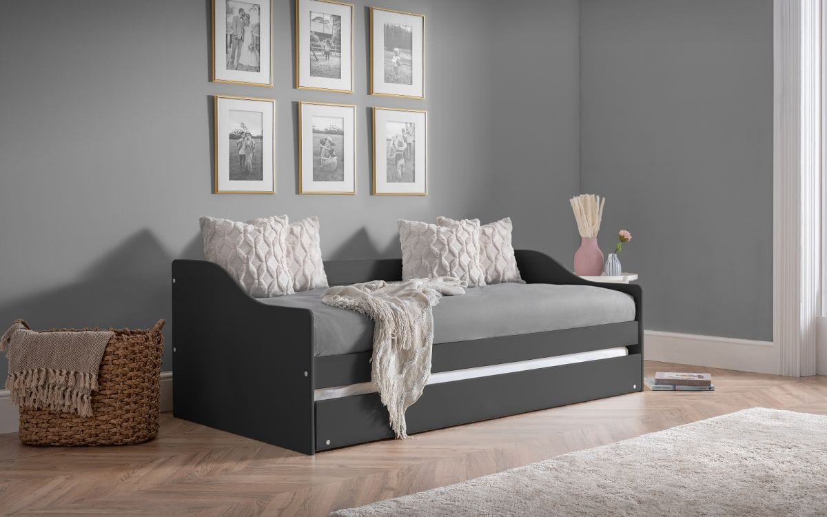 Elba Day Bed - Anthracite – Julian Bowen, view 2