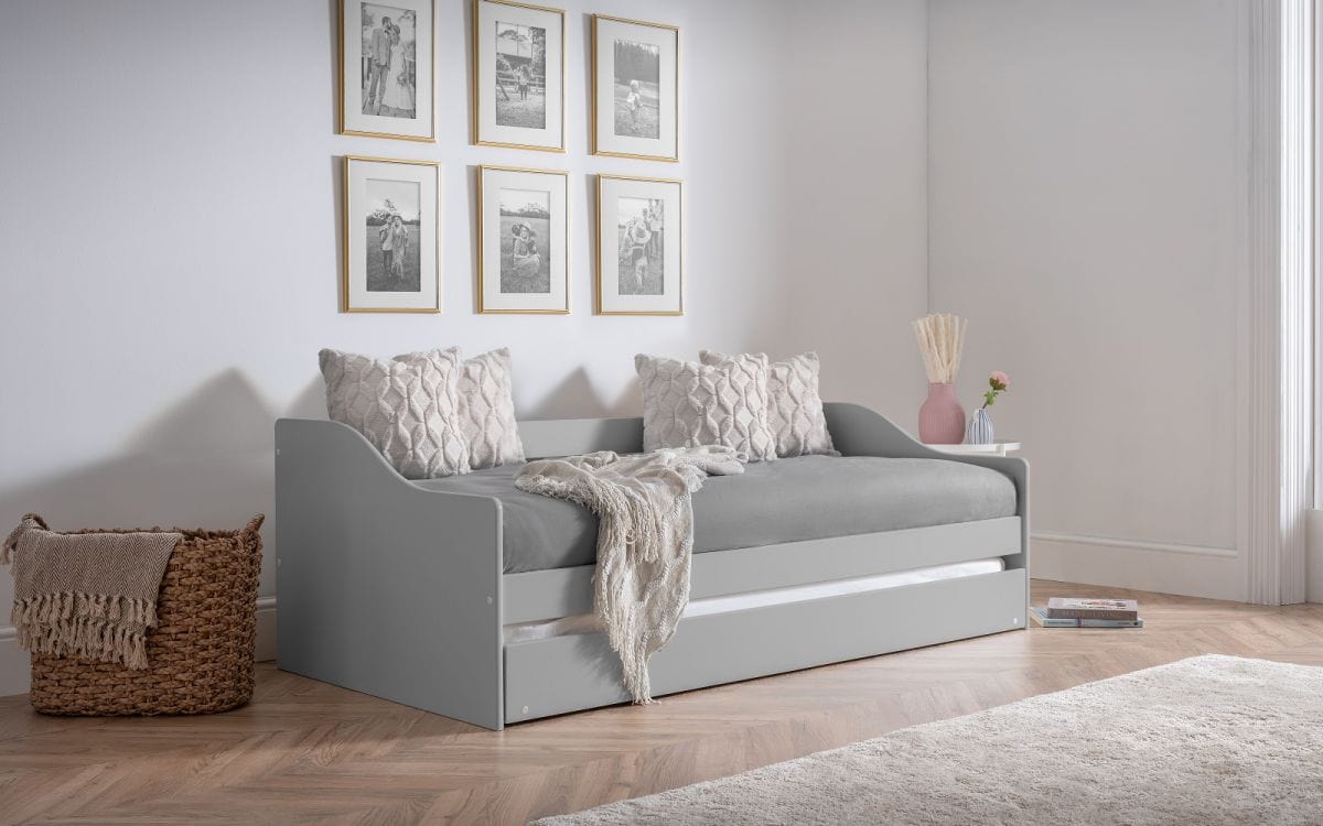 Elba Day Bed - Dove Grey – Julian Bowen, view 2