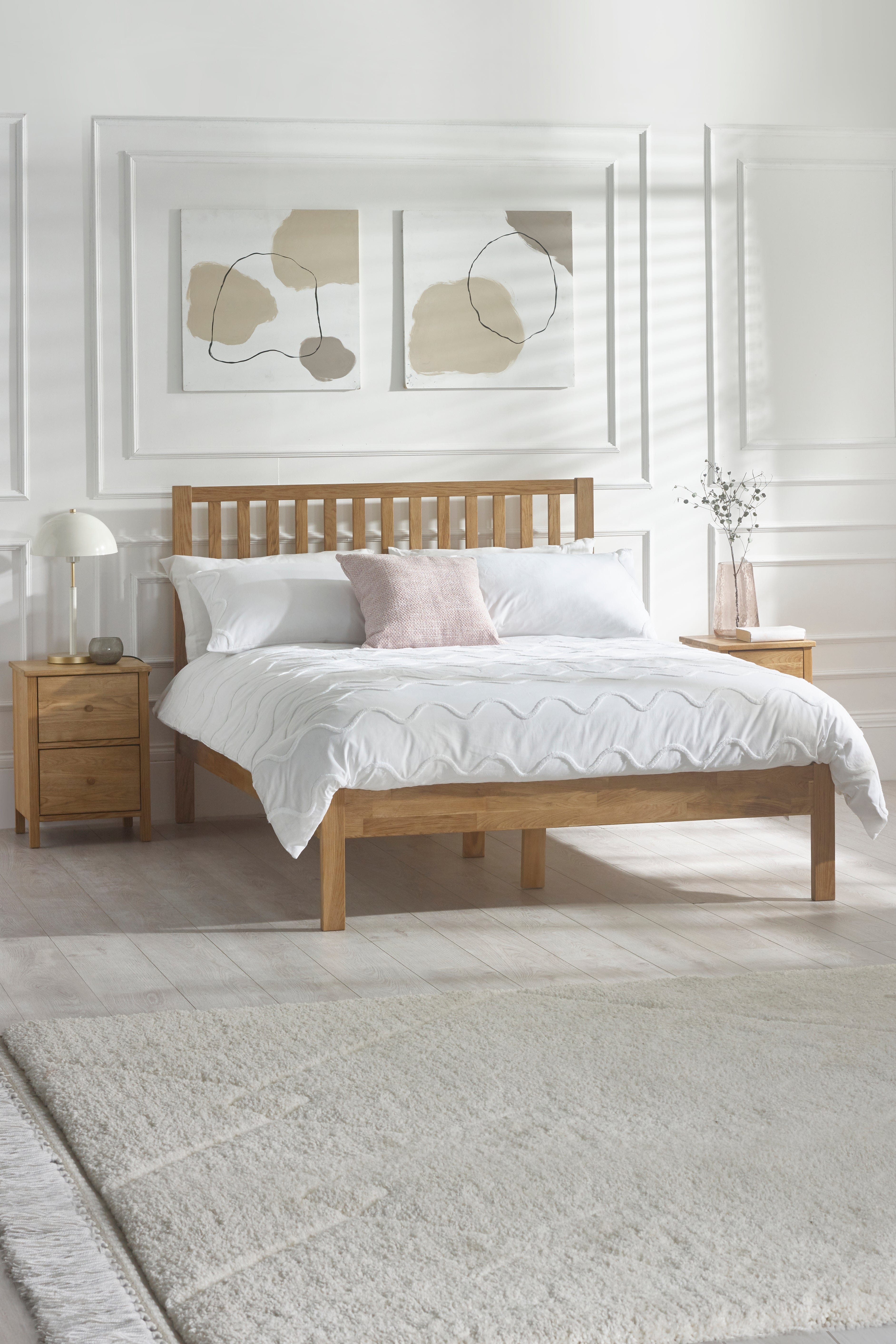 Coxmoor Bed - Oak – Julian Bowen, view 3