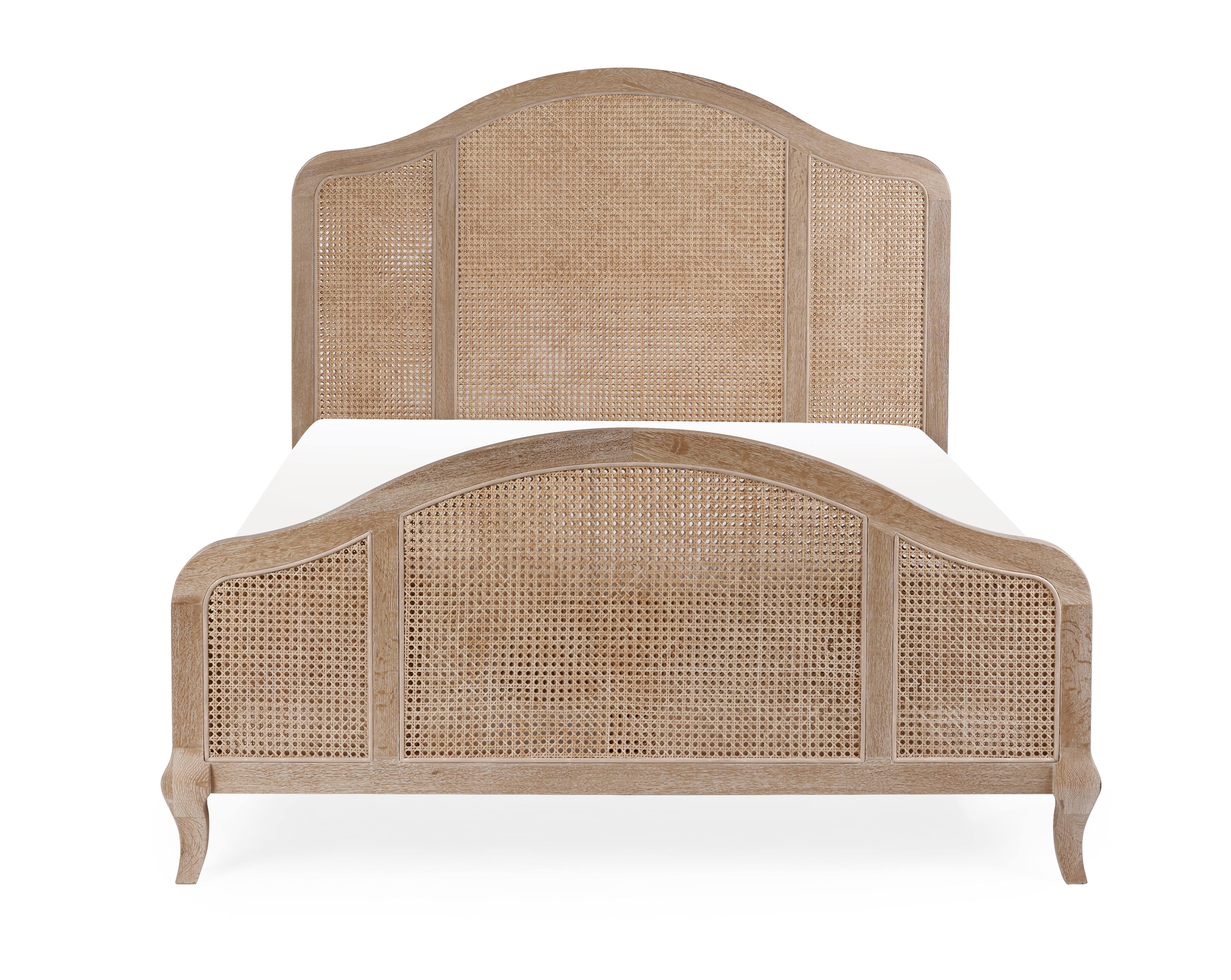 Fleur Rattan Bed - Light Oak – Julian Bowen, view 3