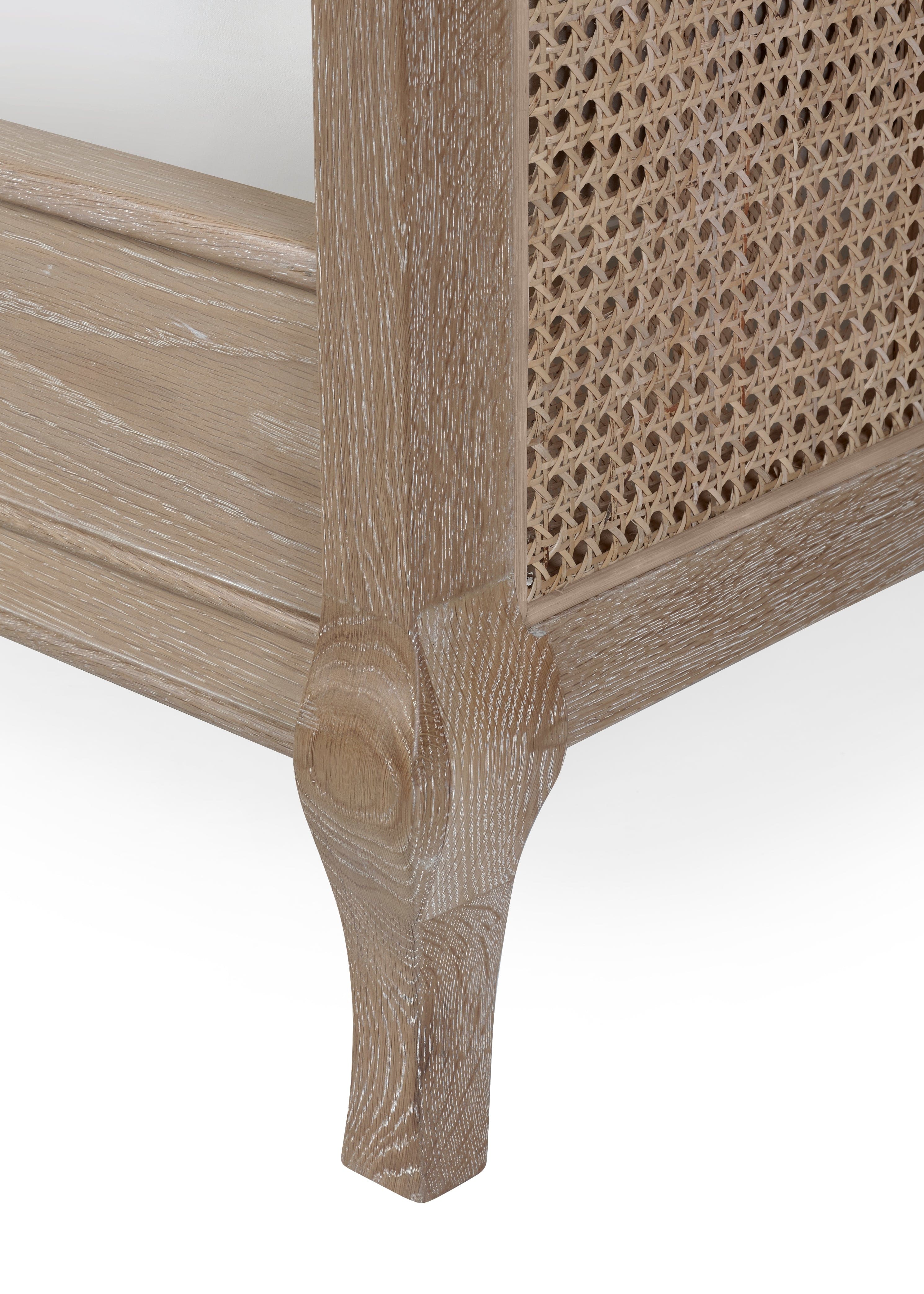 Fleur Rattan Bed - Light Oak – Julian Bowen, view 6