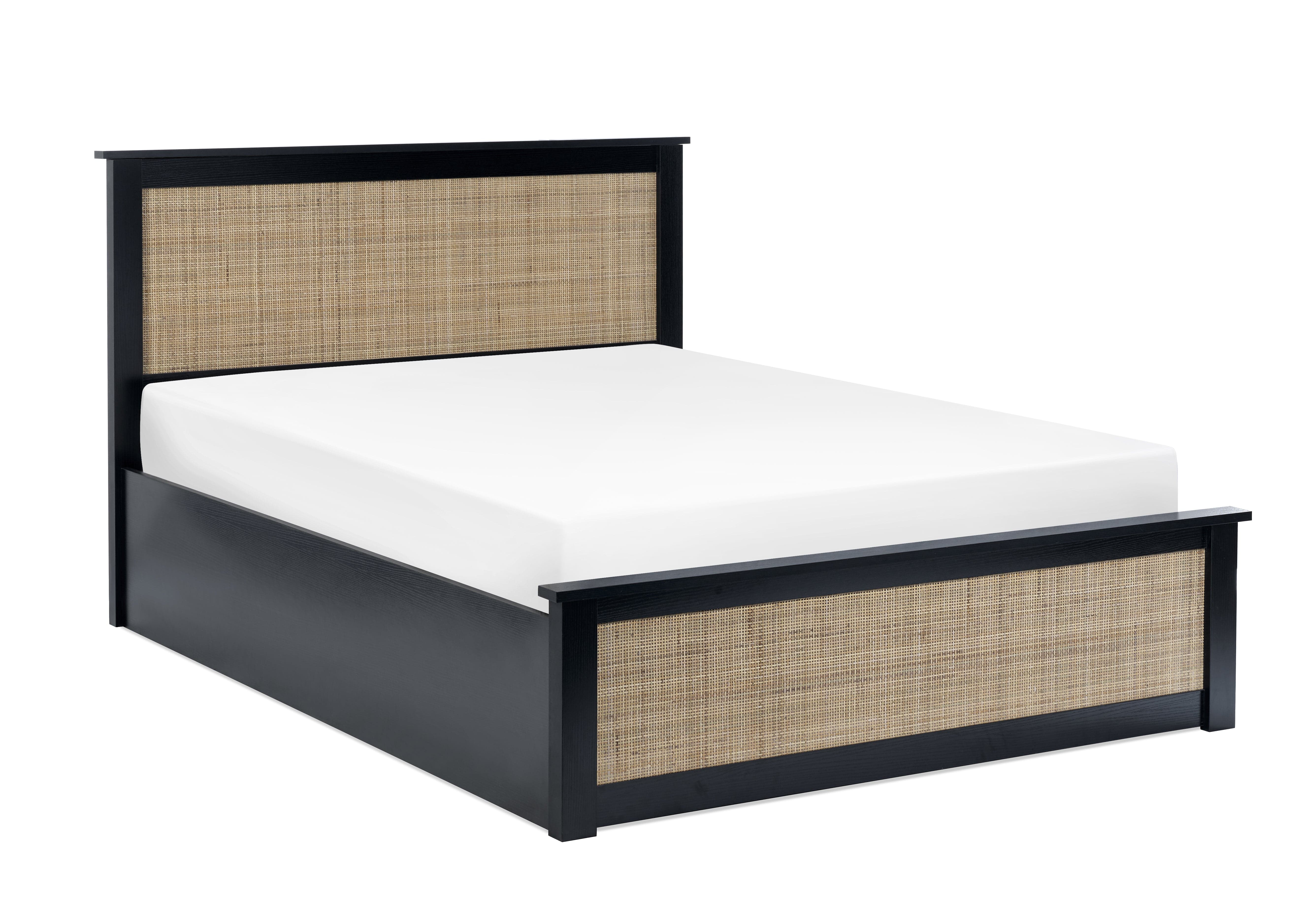 Padstow Ottoman Storage Bed - Black – Julian Bowen