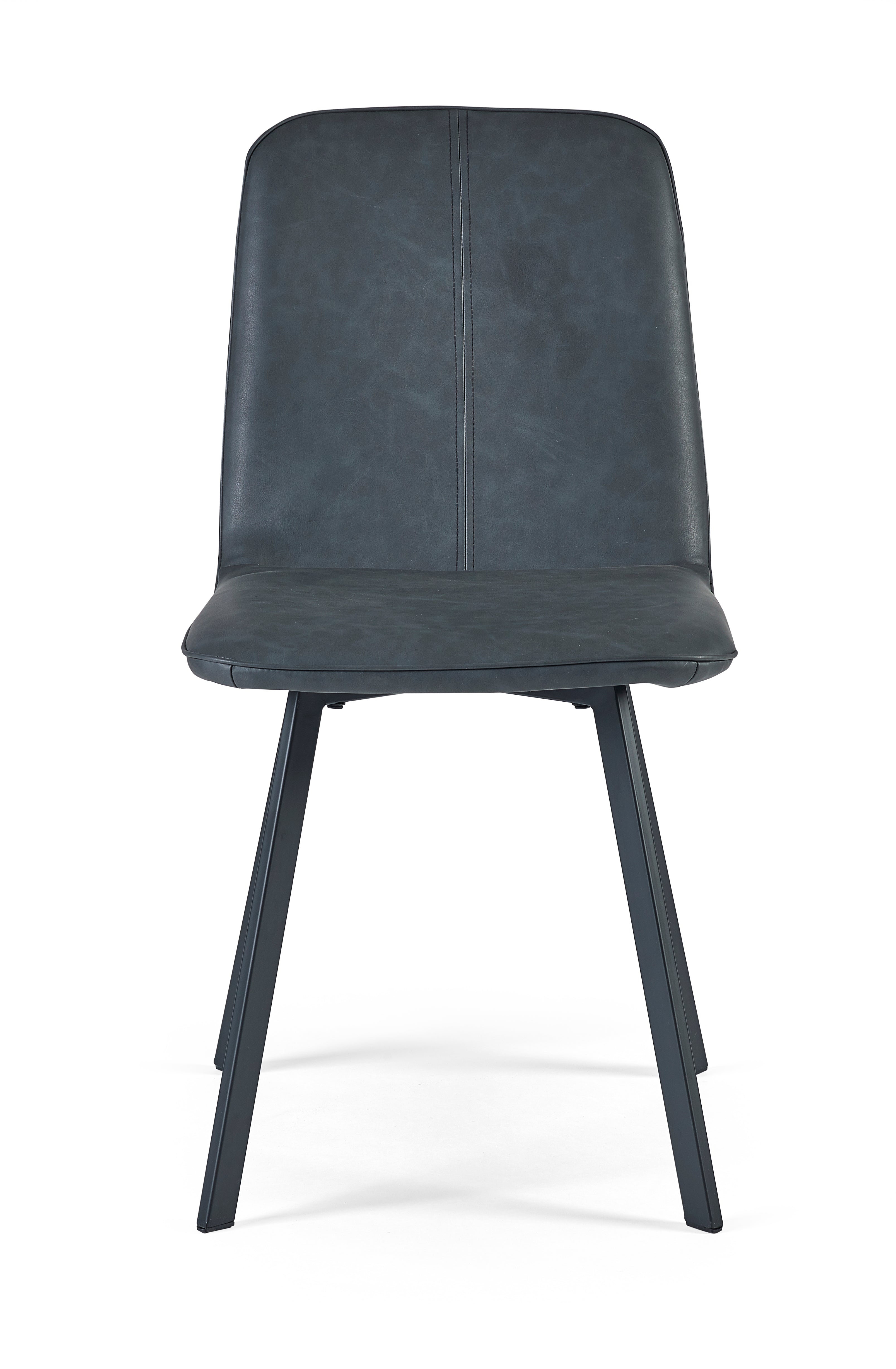 Nero 100cm Round Table & 4 Goya Antique Black Chairs