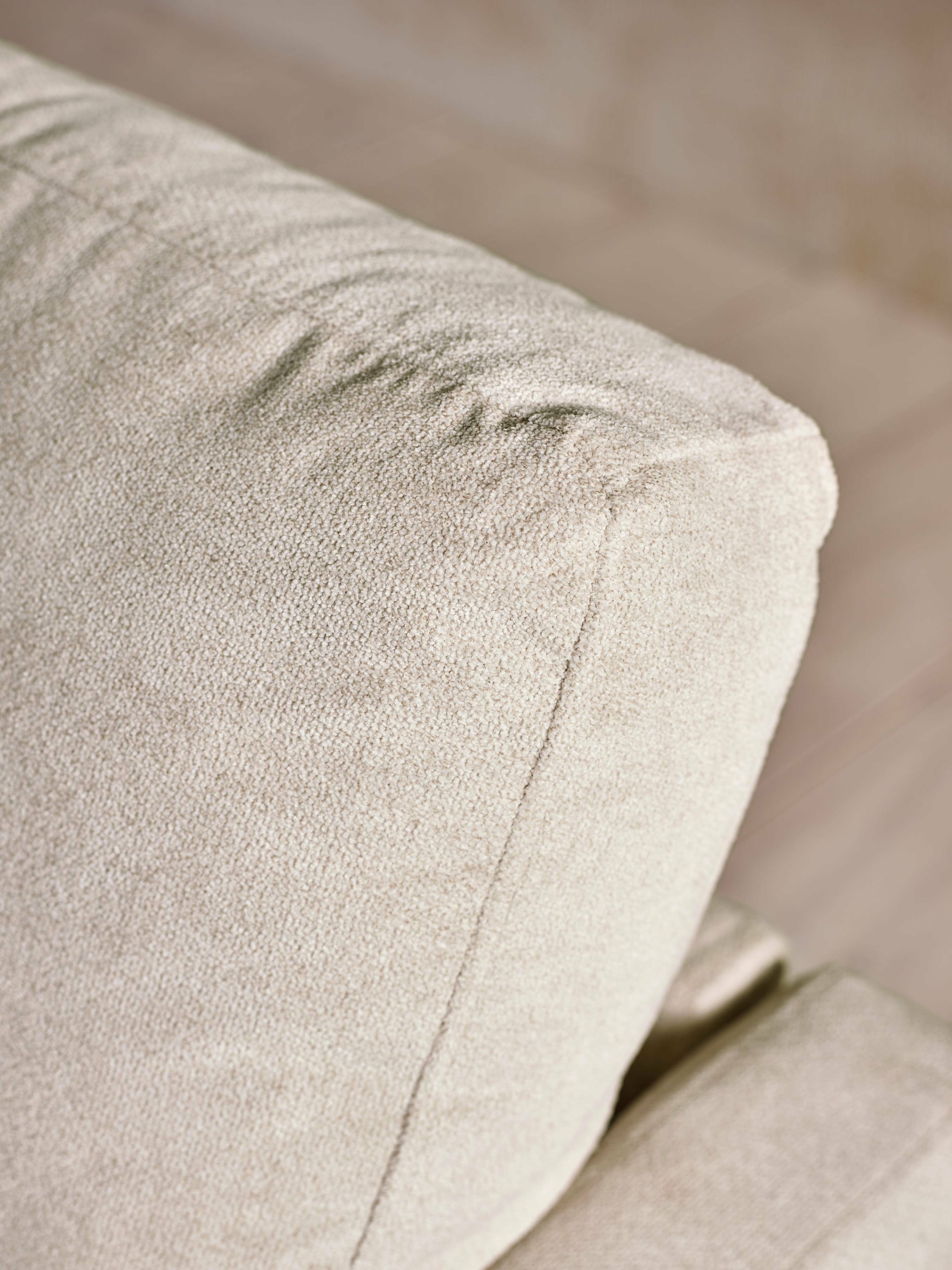 Ottilie Natural Chenille 2 Seater Sofa – Julian Bowen, view 6