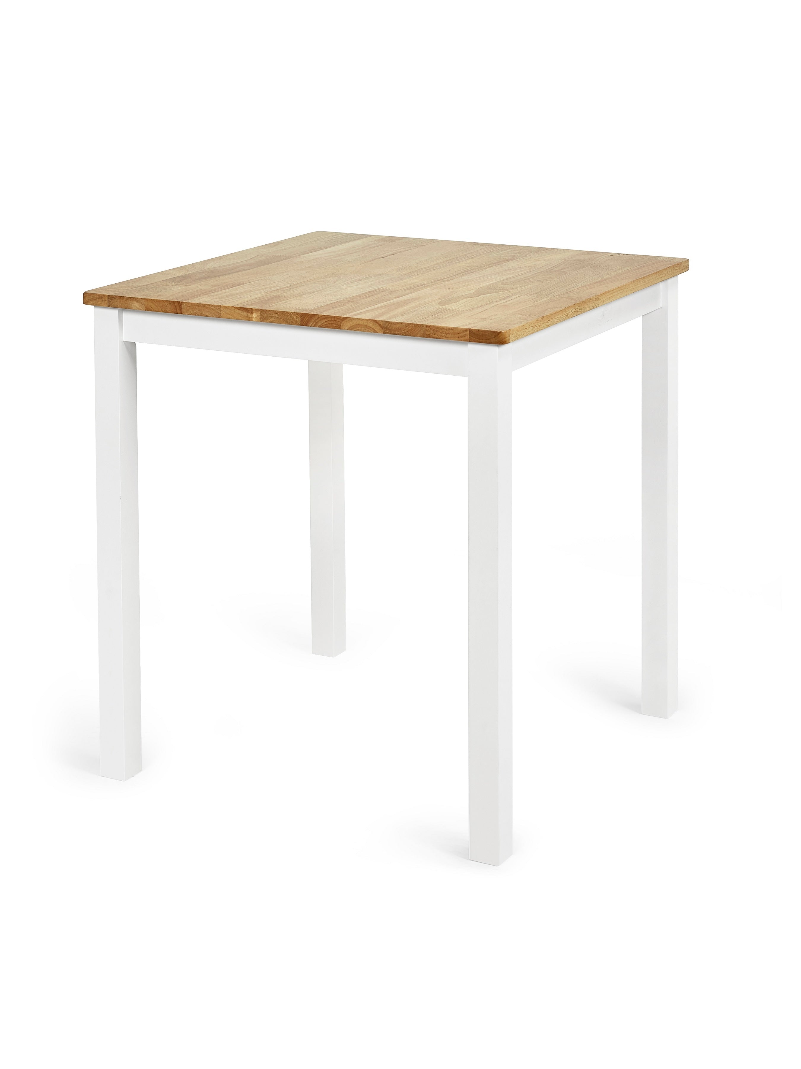 Linwood White and Oak 69cm Square Dining Table – Julian Bowen