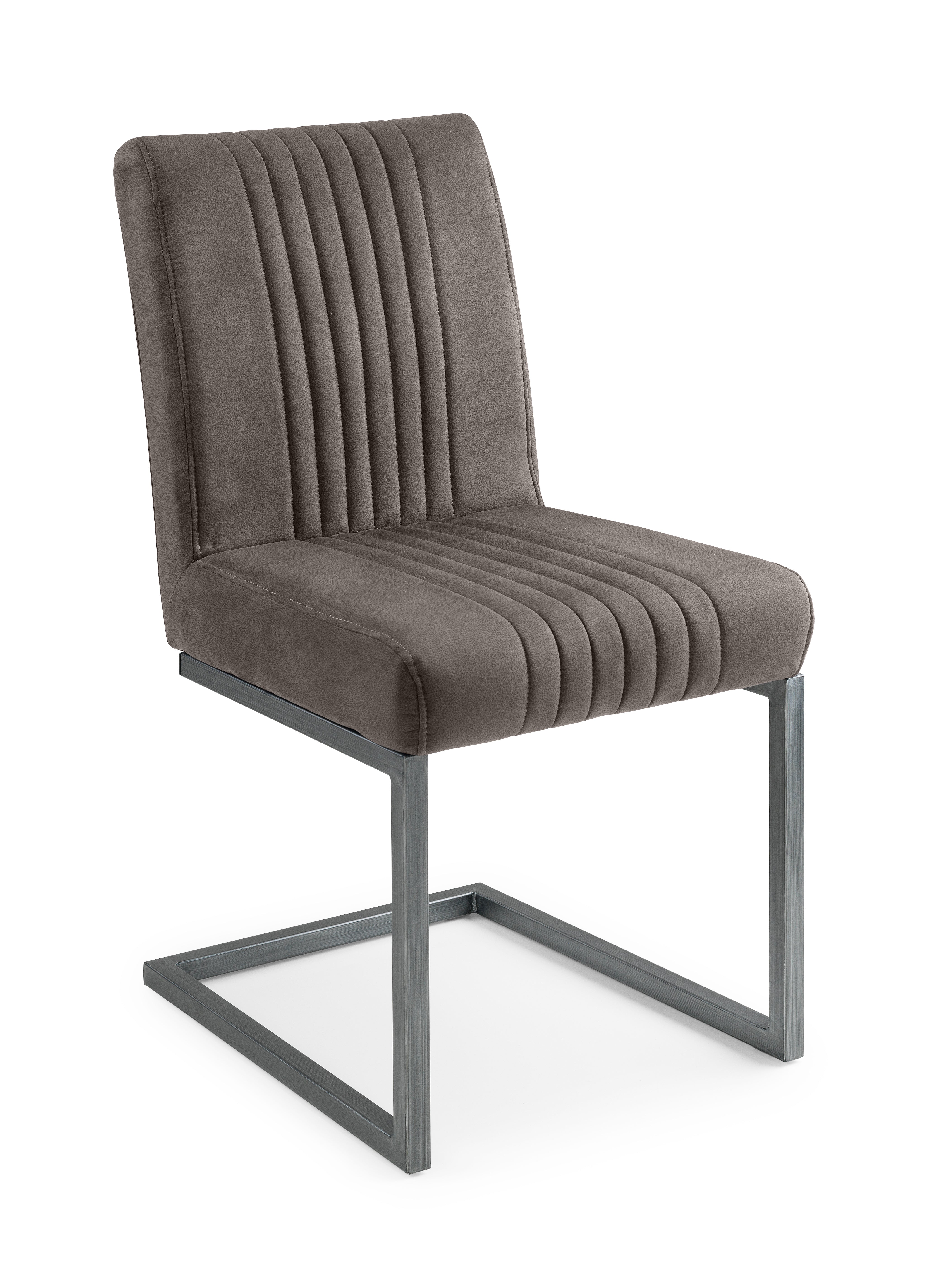 Brooklyn Dining Chairs - Charcoal Grey (Set Of 2) – Julian Bowen, view 3