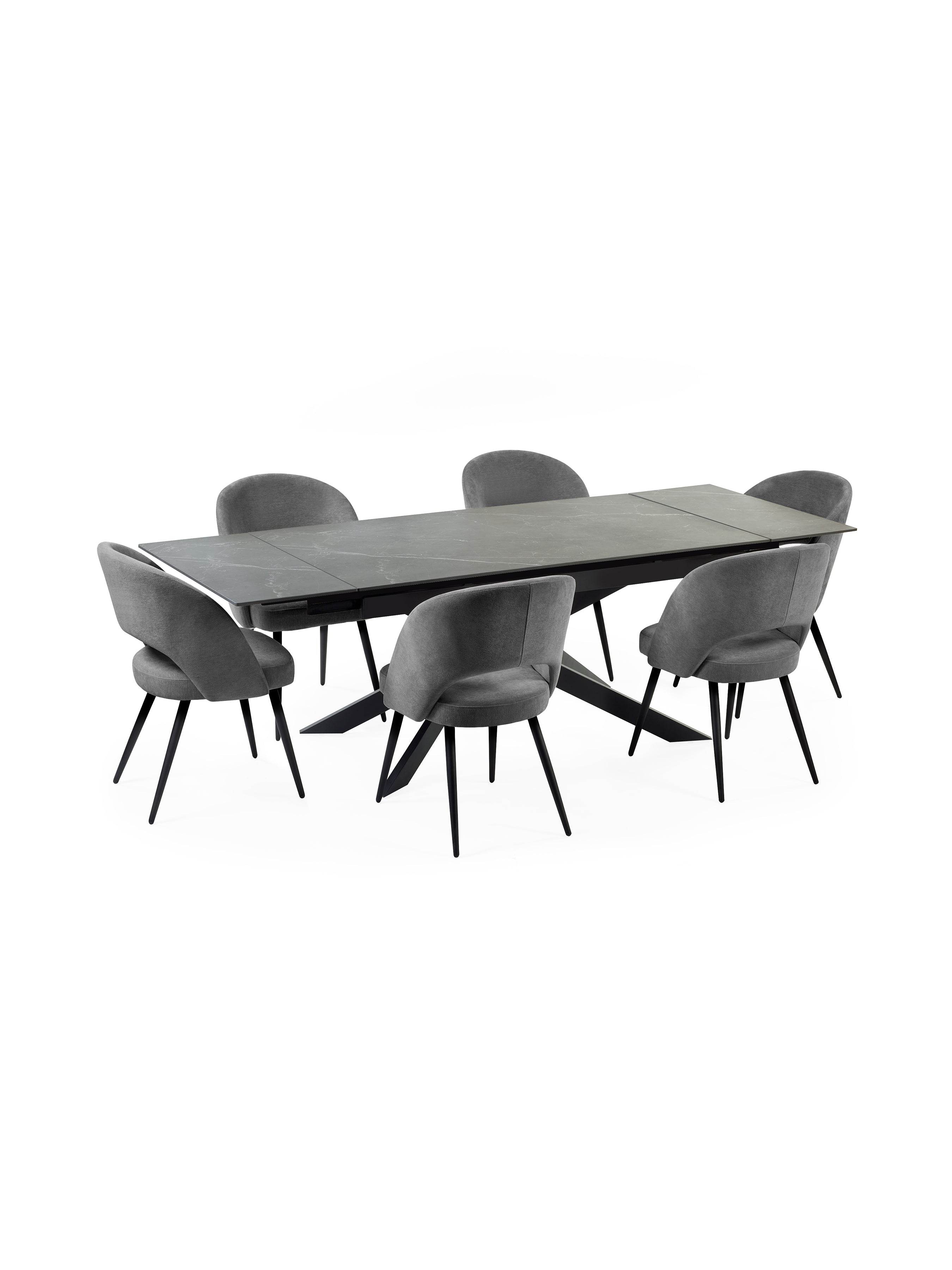 Ella Dining Chairs - Onyx (Set of 2) – Julian Bowen, view 3
