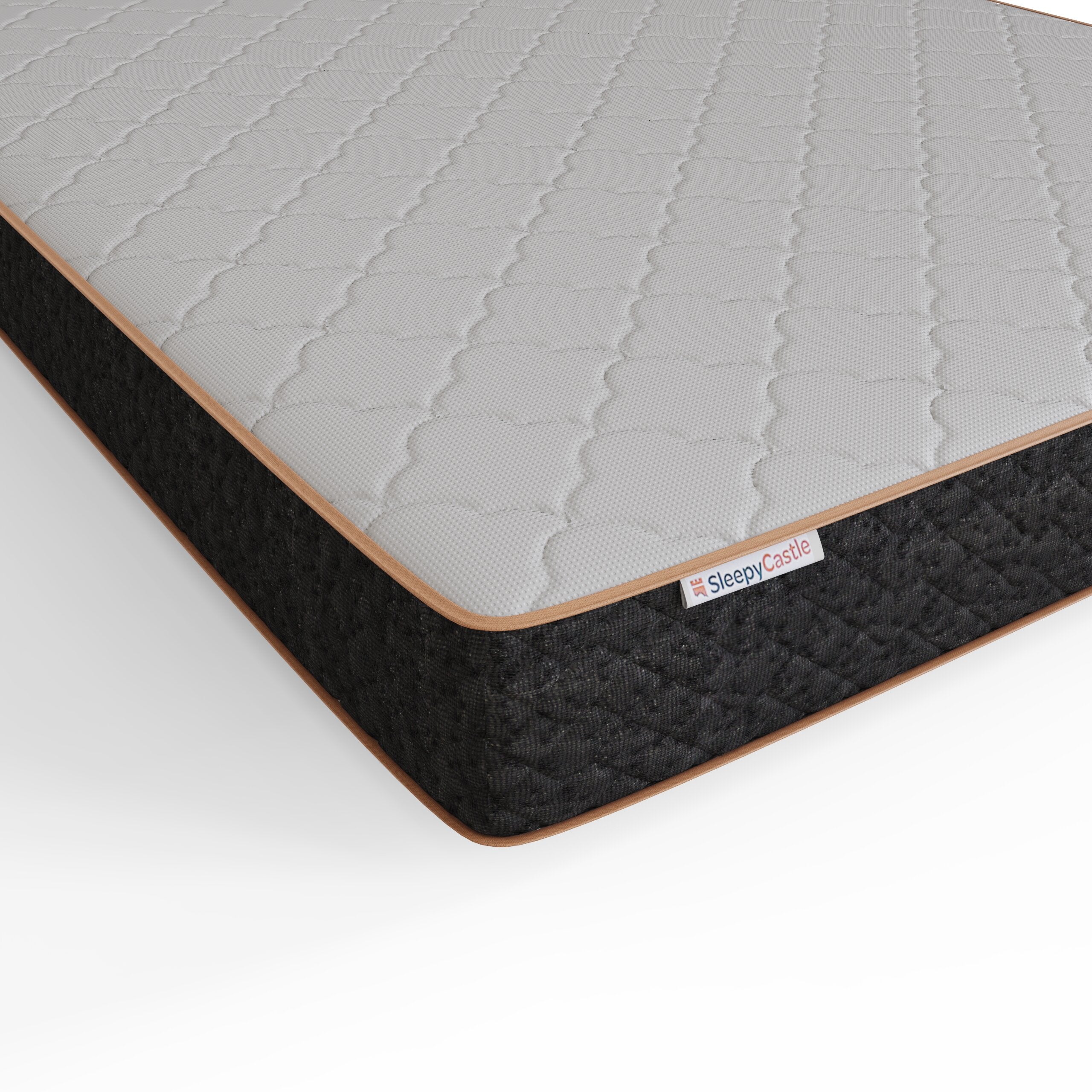 Sleepycastle Pocket Sprung Mattress 135cm – White