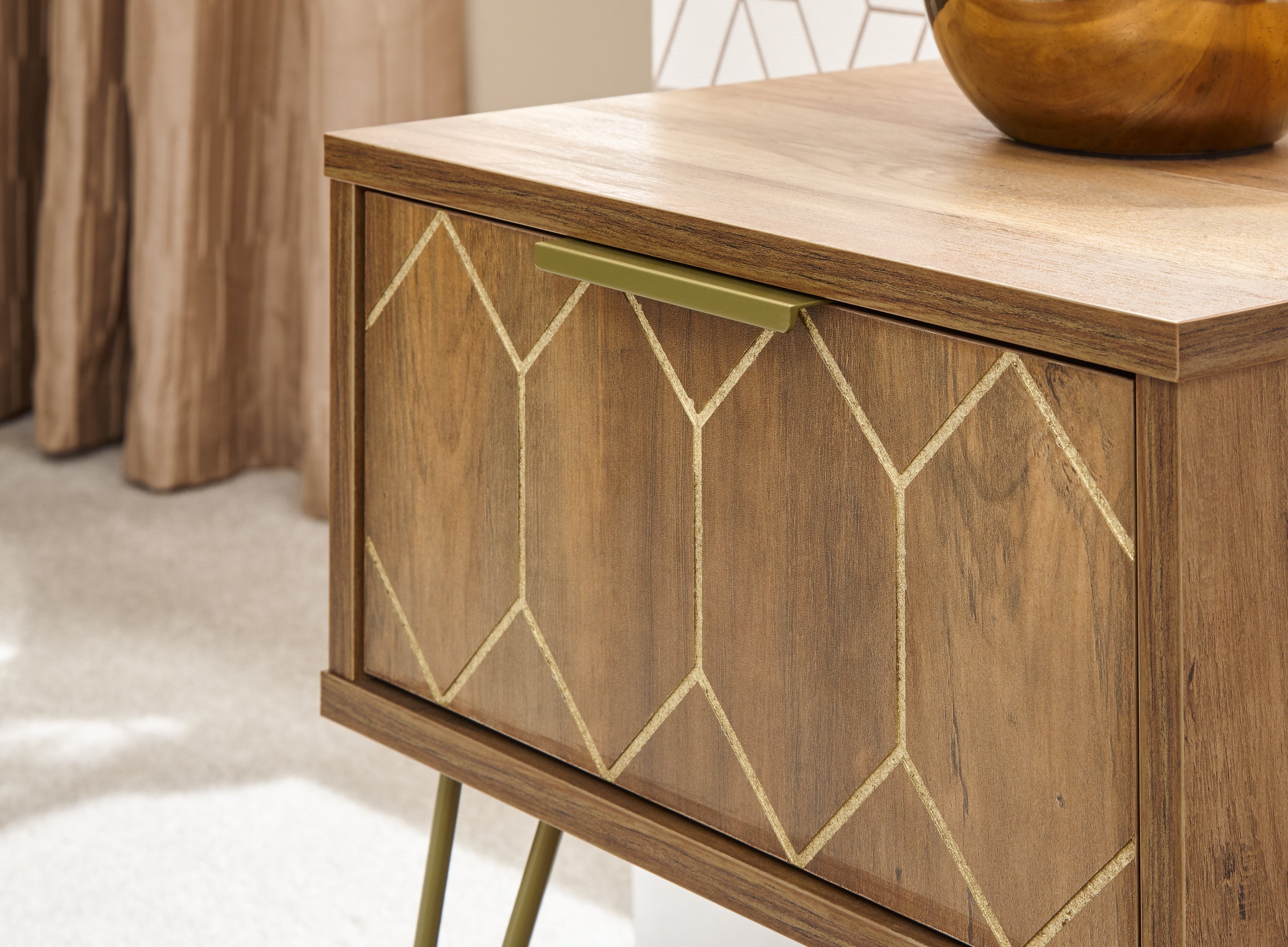 Orleans Lamp Table Mango – GFW, view 4