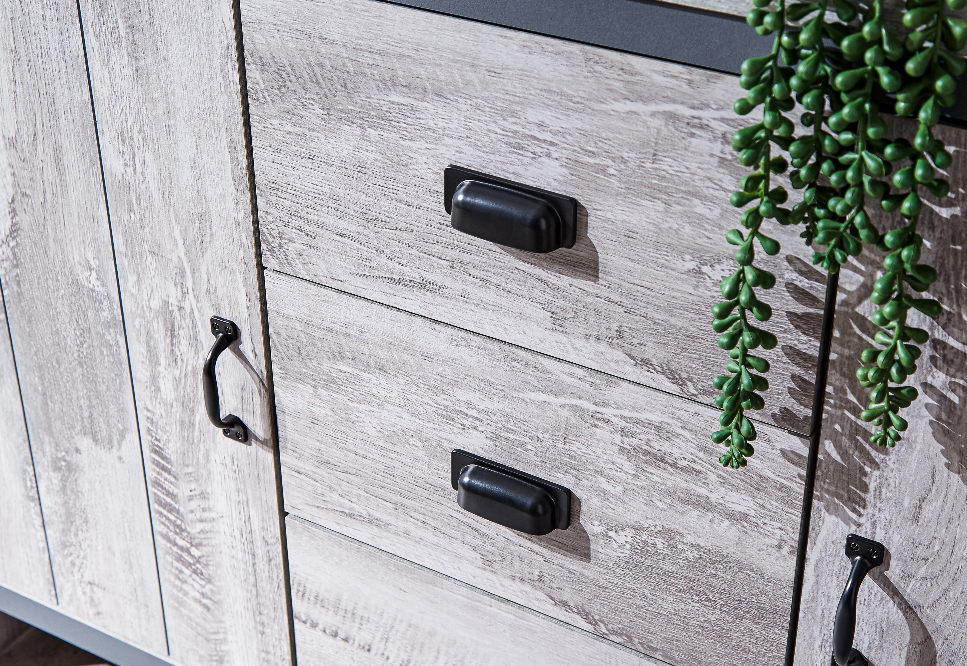 Boston 2 Door 3 Drawer Sideboard – Grey