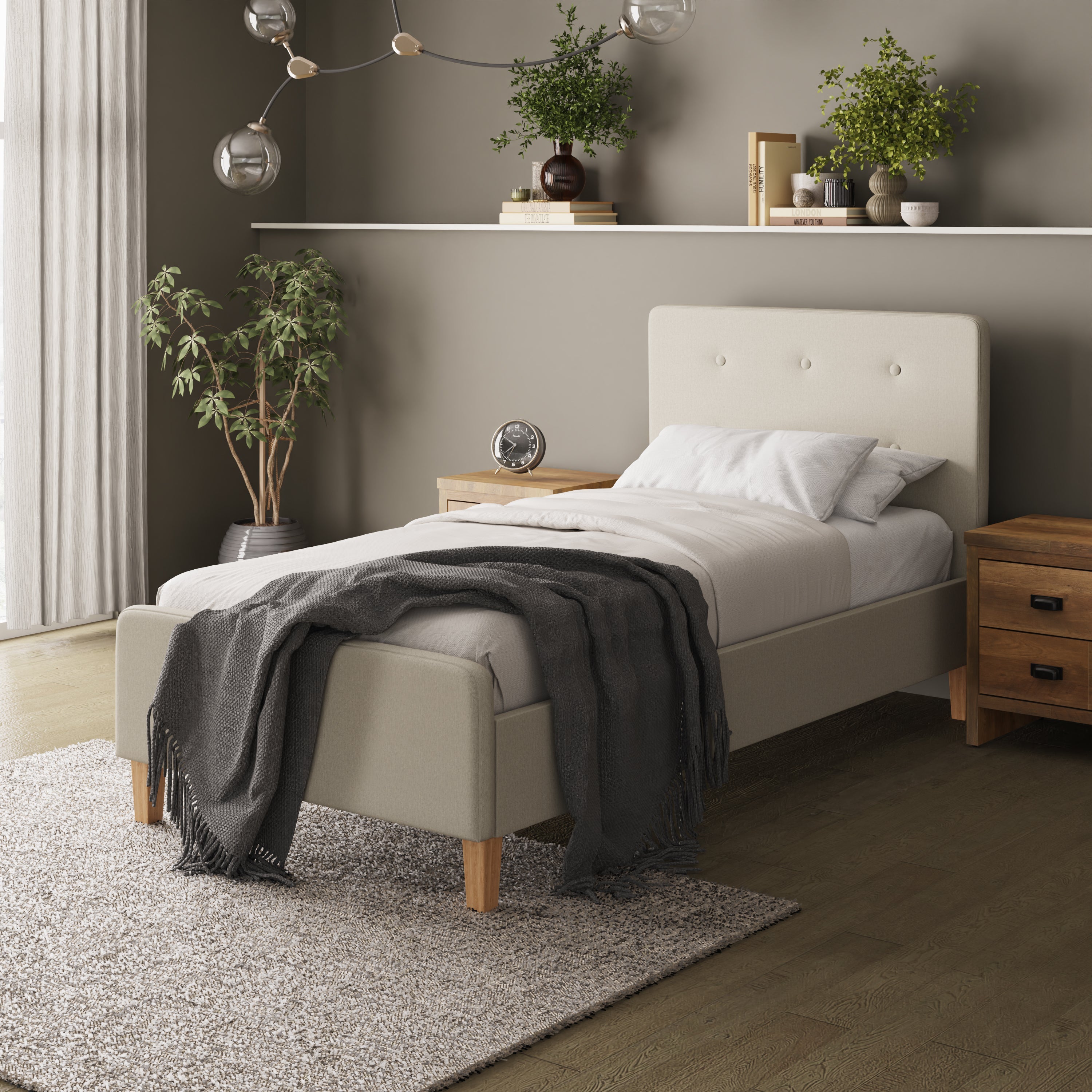 Ashbourne Bed Frame Natural – GFW, view 20