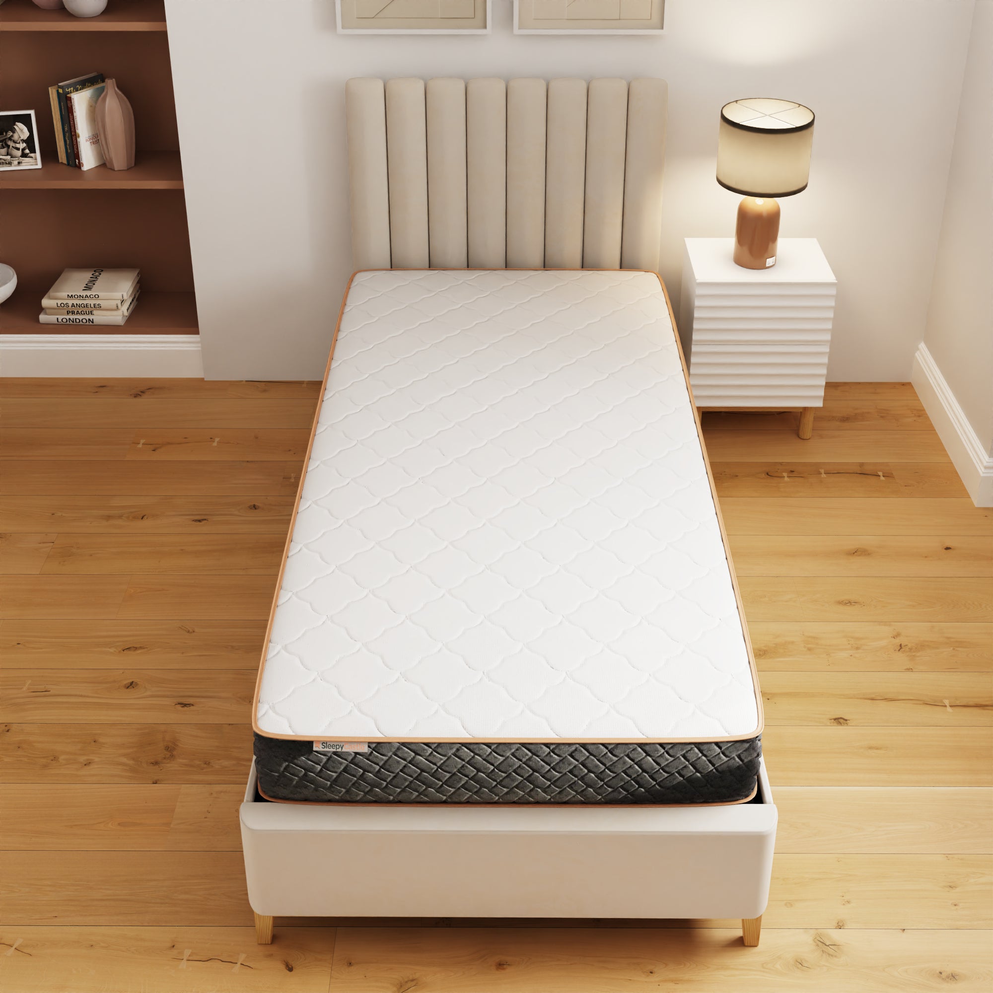 Sleepycastle Pocket Sprung Mattress 90cm – White