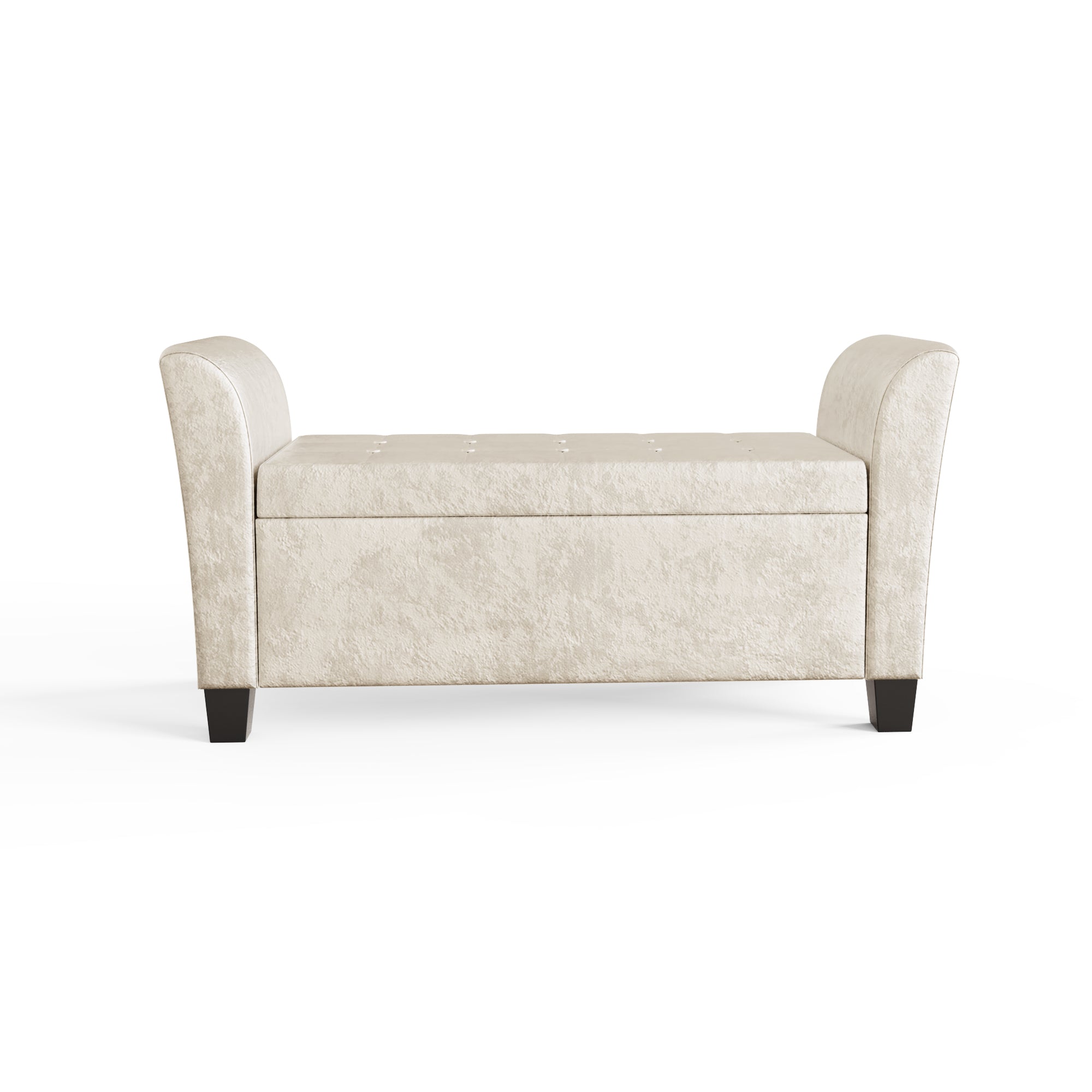 Verona Window Seat Oyster Crushed Velvet – GFW, view 7